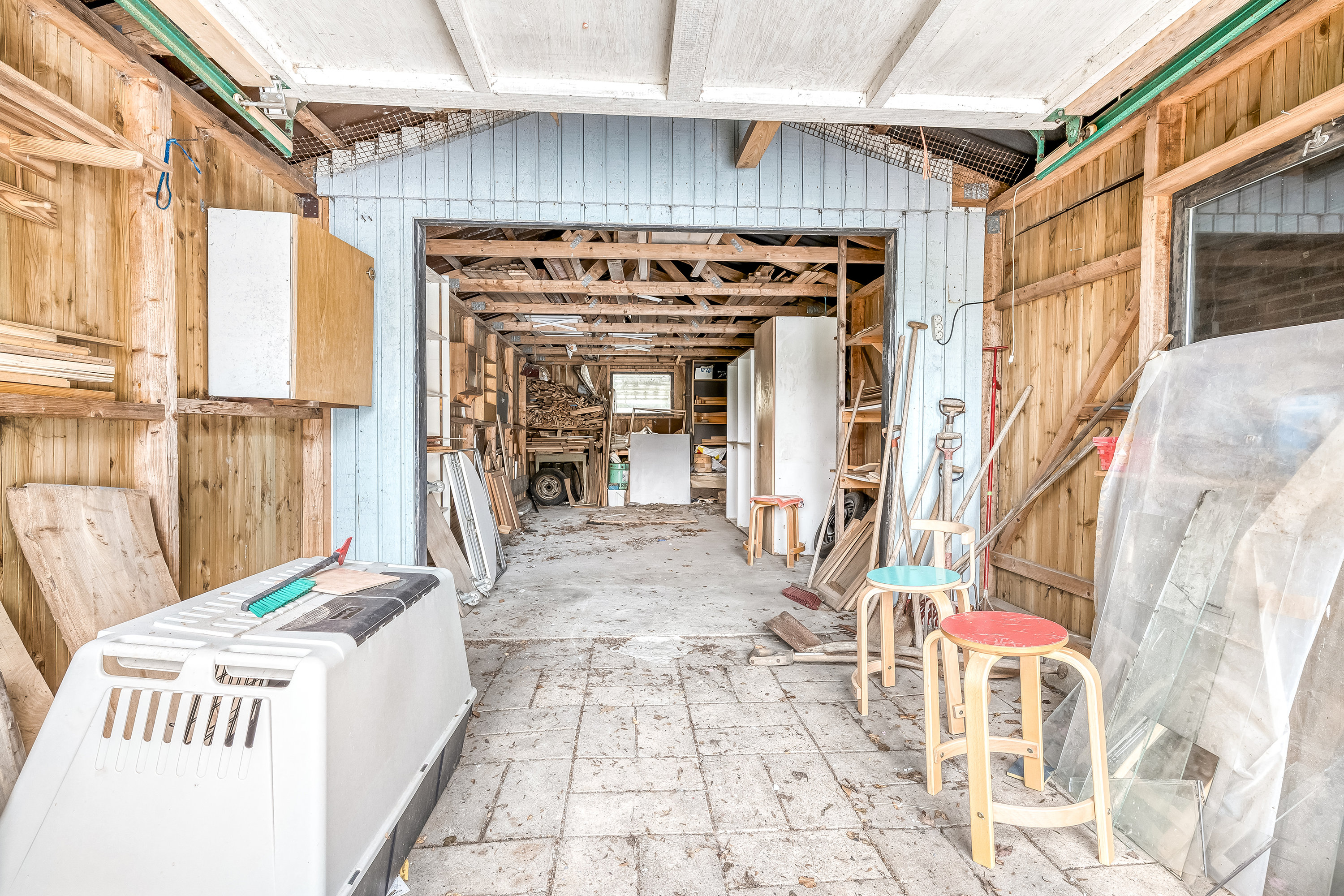 Fremhævet garage billede i fuldskærmstilstand. Billede af Fuglebakken 12, Herrup, 7830 Vinderup