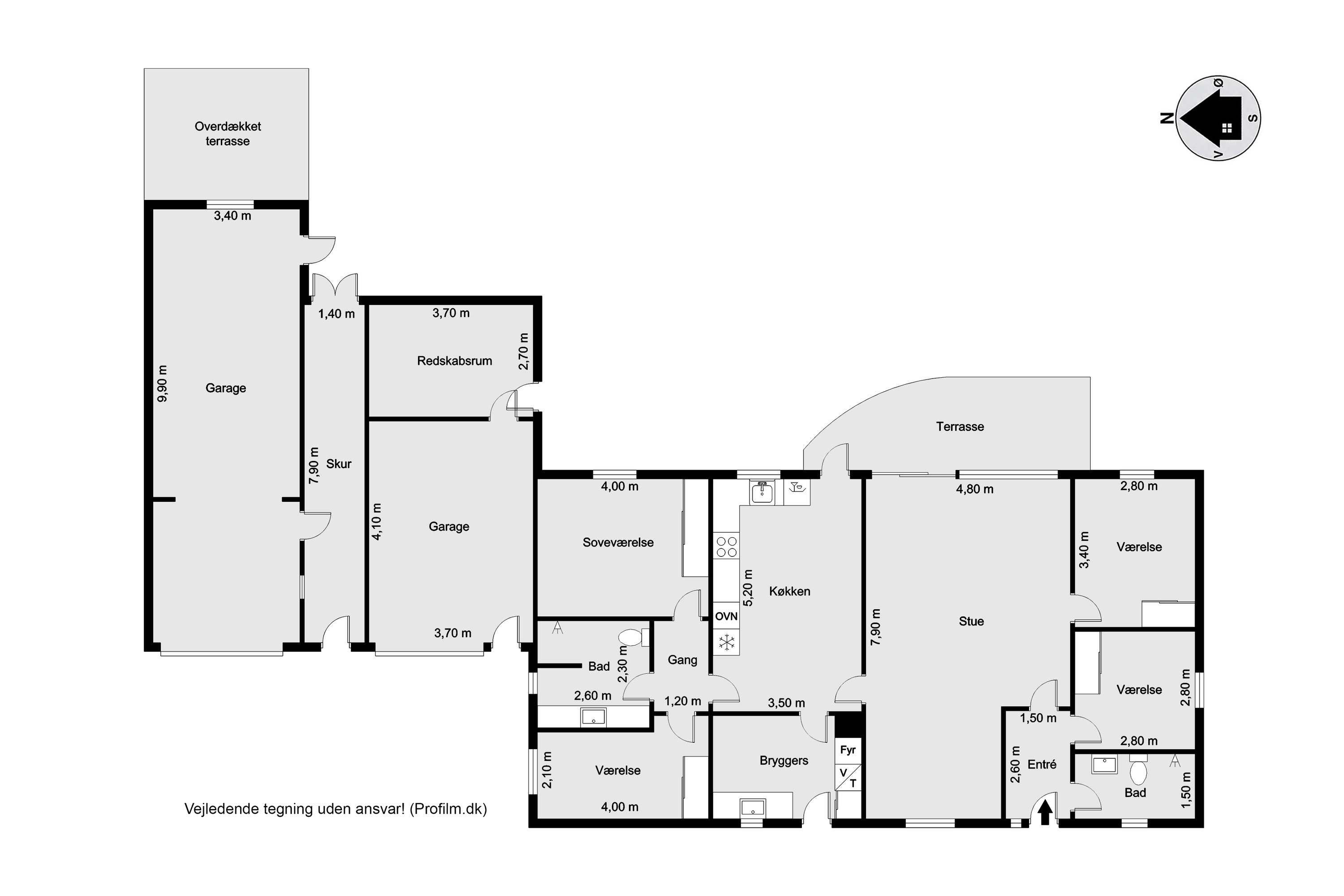 Plantegninger billede af Fuglebakken 12, Herrup, 7830 Vinderup