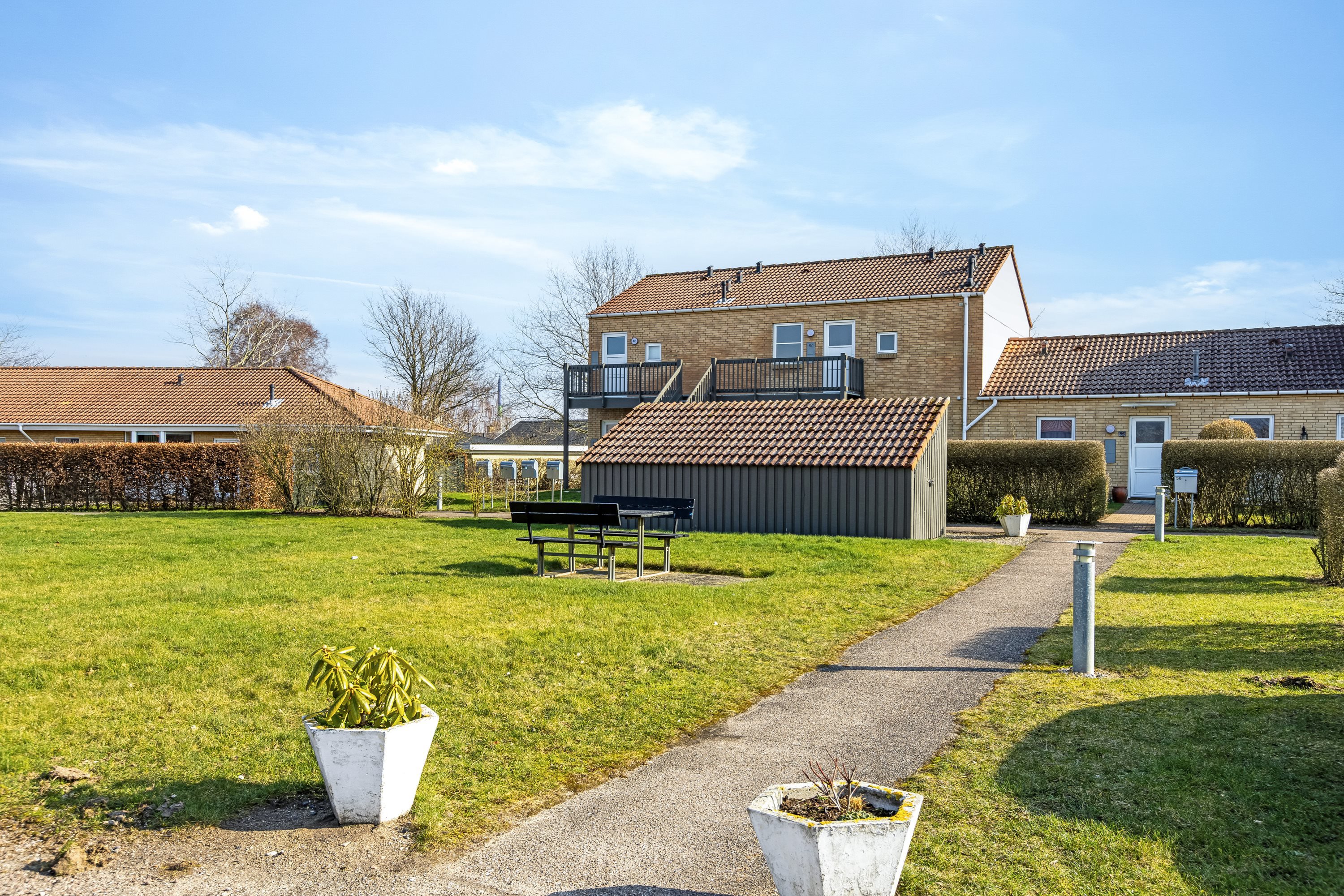 Fremhævet grønt areal billede i fuldskærmstilstand. Billede af Pilagervej 58, 4200 Slagelse