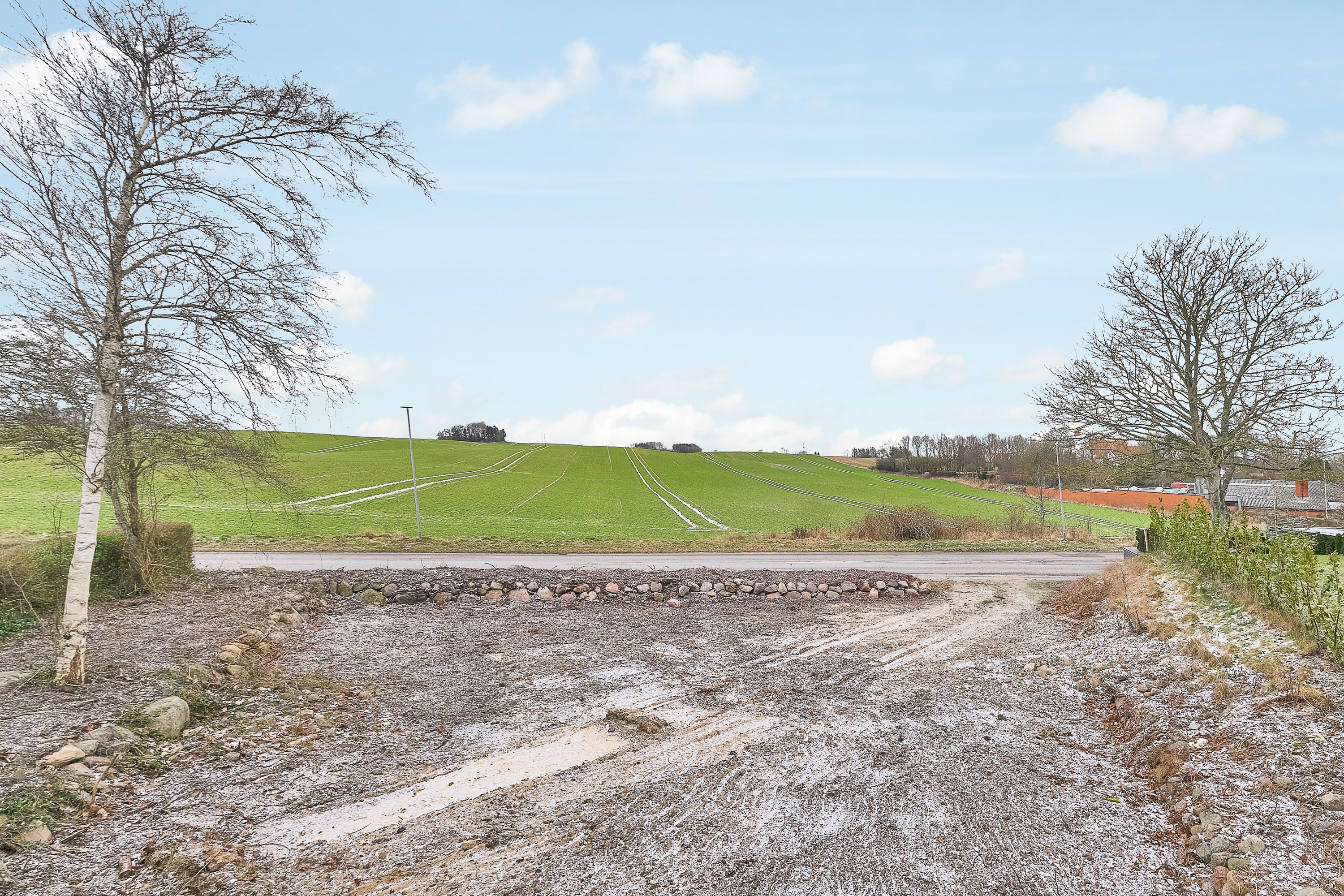 Fremhævet grund billede i fuldskærmstilstand. Billede af Elsted Byvej 10B, 8520 Lystrup