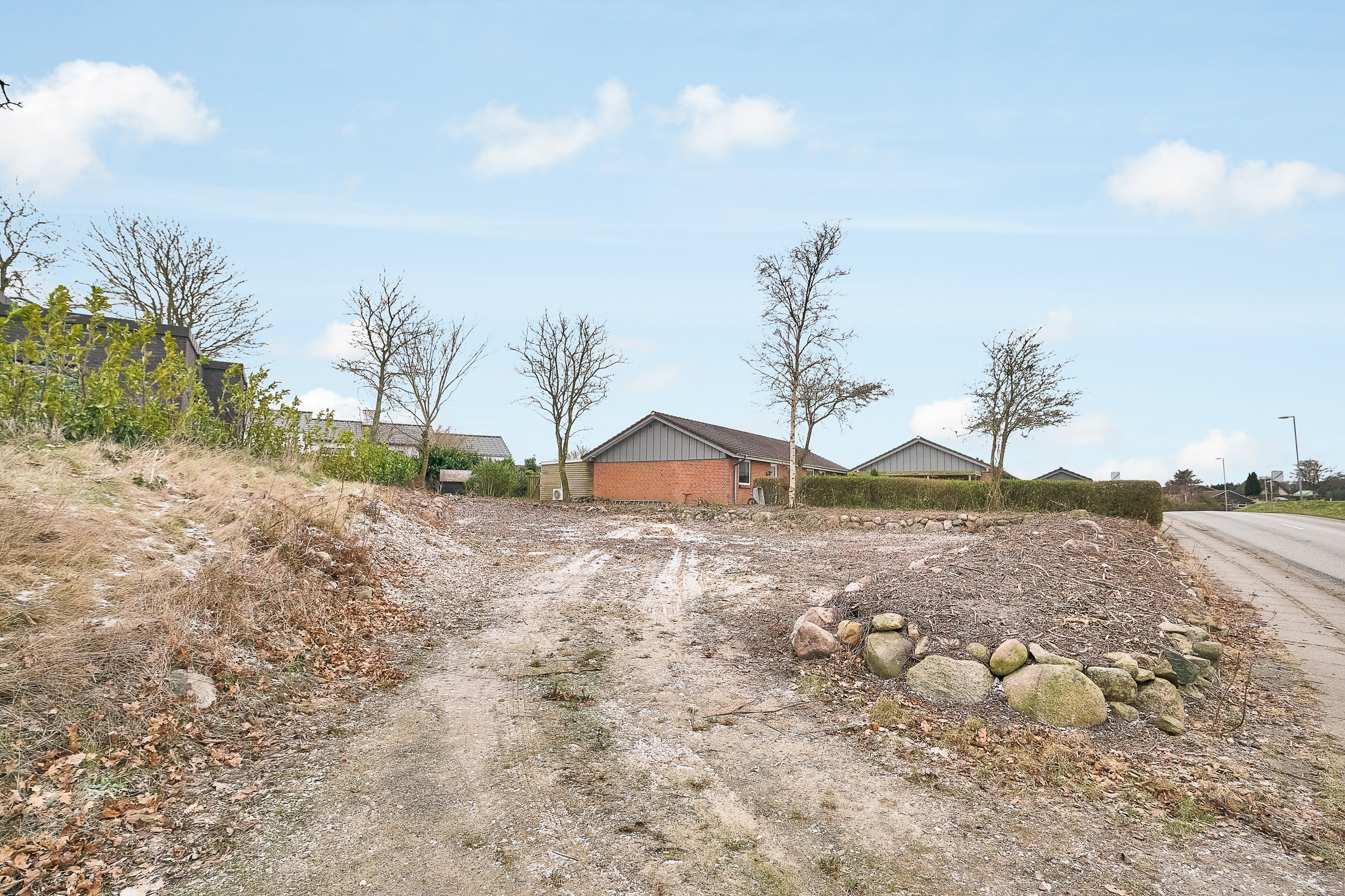 Fremhævet grund billede i fuldskærmstilstand. Billede af Elsted Byvej 10B, 8520 Lystrup