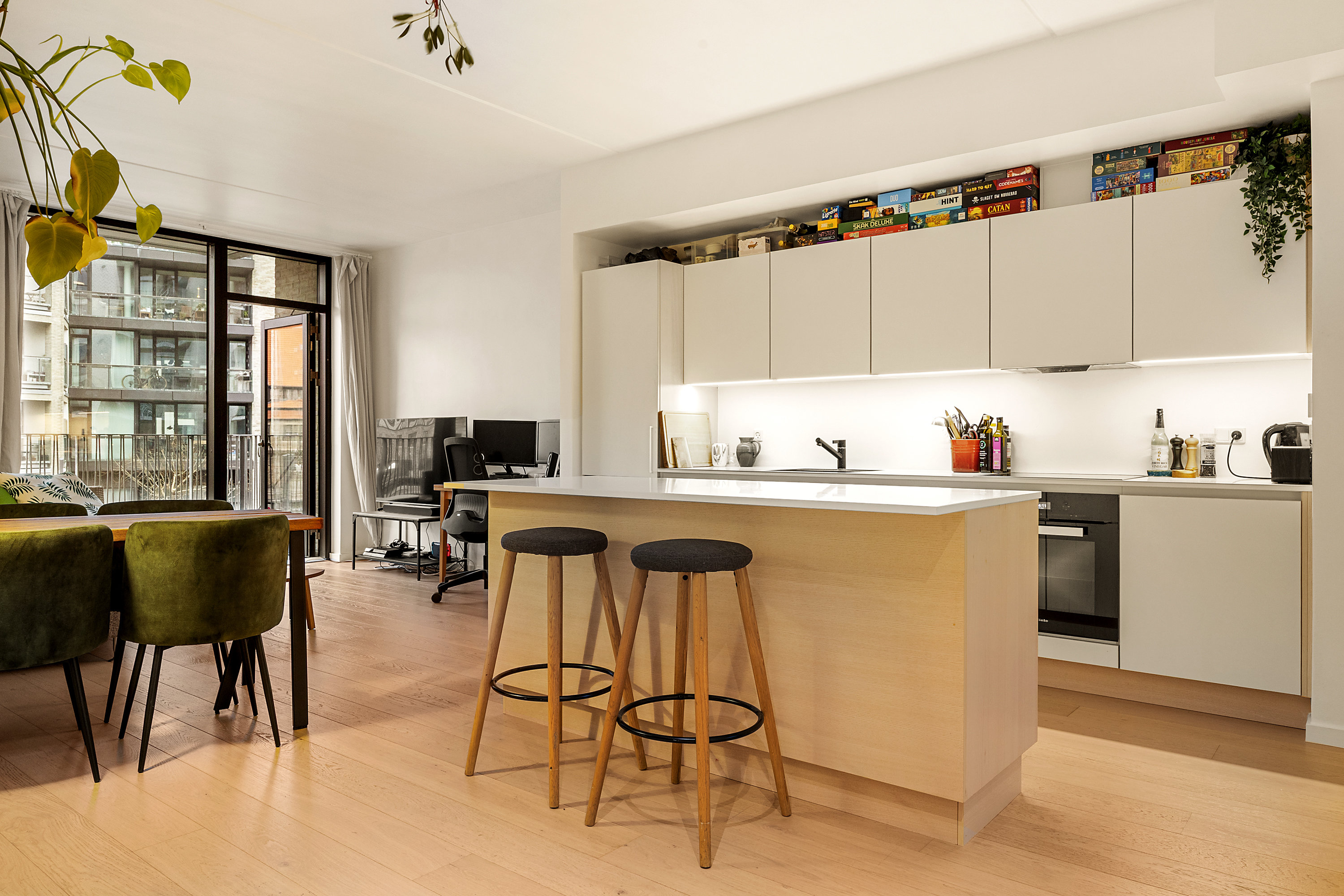 Fremhævet køkken alrum billede i fuldskærmstilstand. Billede af Willy Brandts Vej 7, 1. mf., 2450 København SV