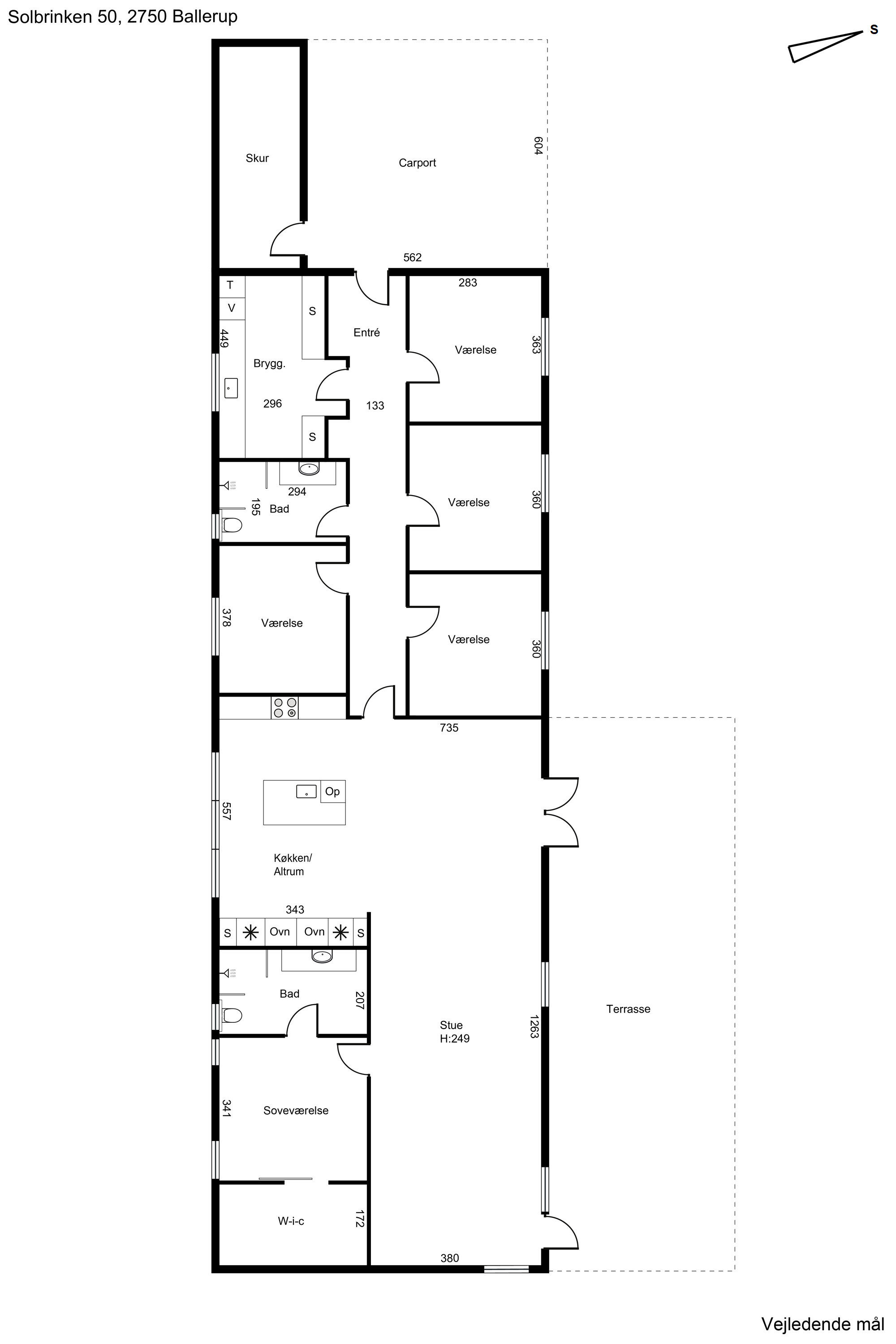 Plantegninger billede af Solbrinken 50, 2750 Ballerup
