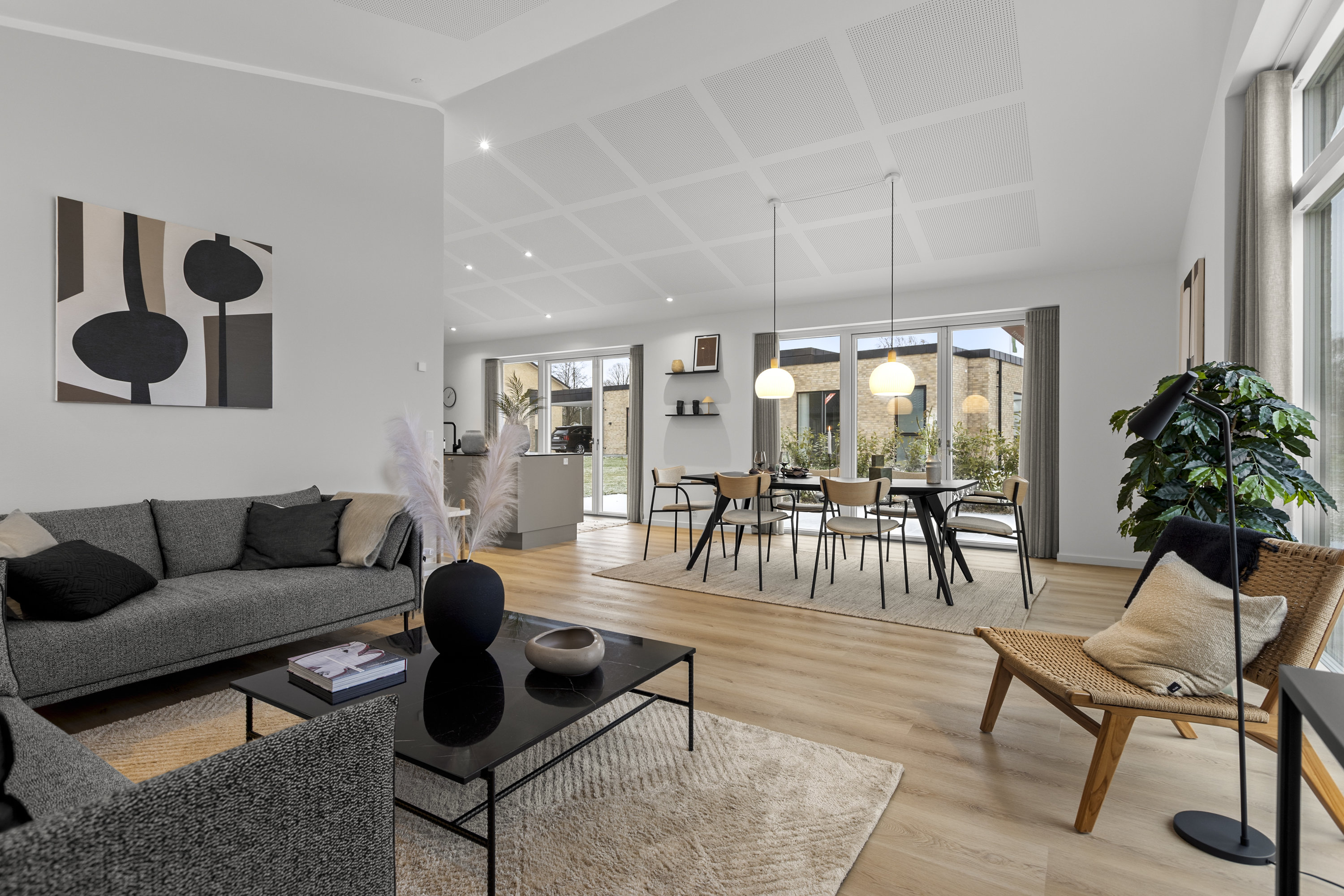 Fremhævet stue billede i fuldskærmstilstand. Billede af Klintevænget 29, 4130 Viby Sjælland