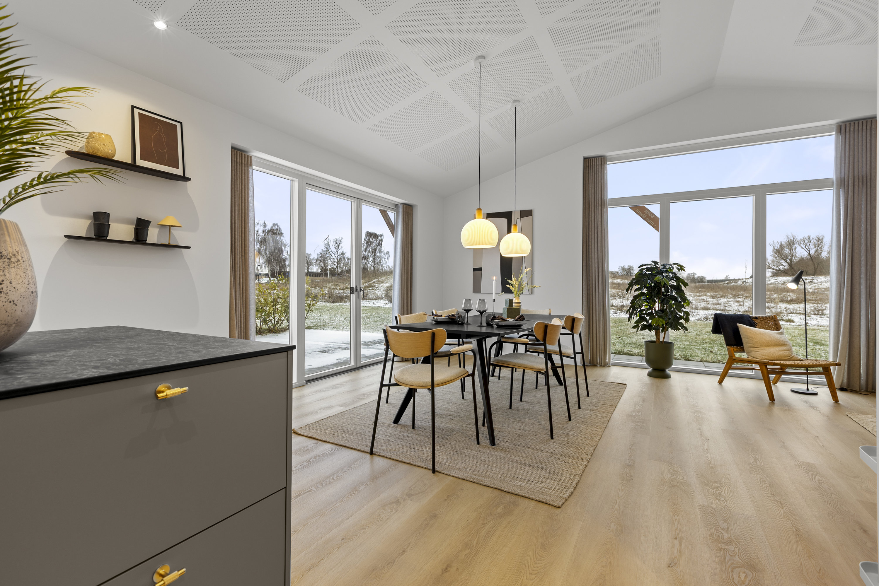 Fremhævet stue billede i fuldskærmstilstand. Billede af Klintevænget 29, 4130 Viby Sjælland