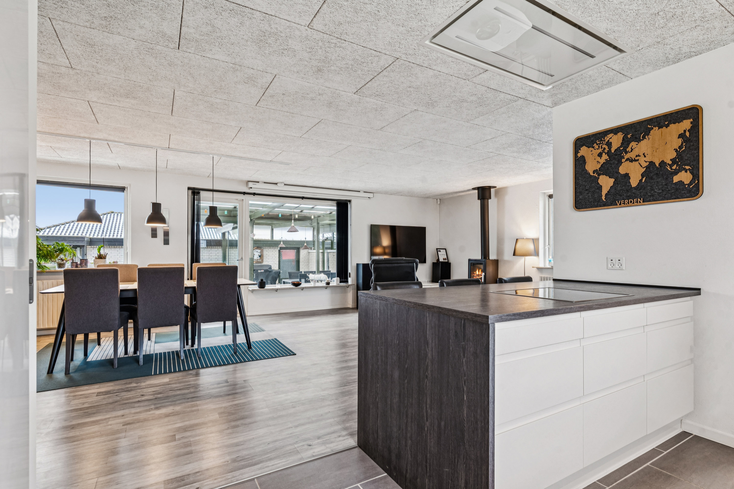 Fremhævet køkken billede i fuldskærmstilstand. Billede af Kløvervej 5, 8722 Hedensted