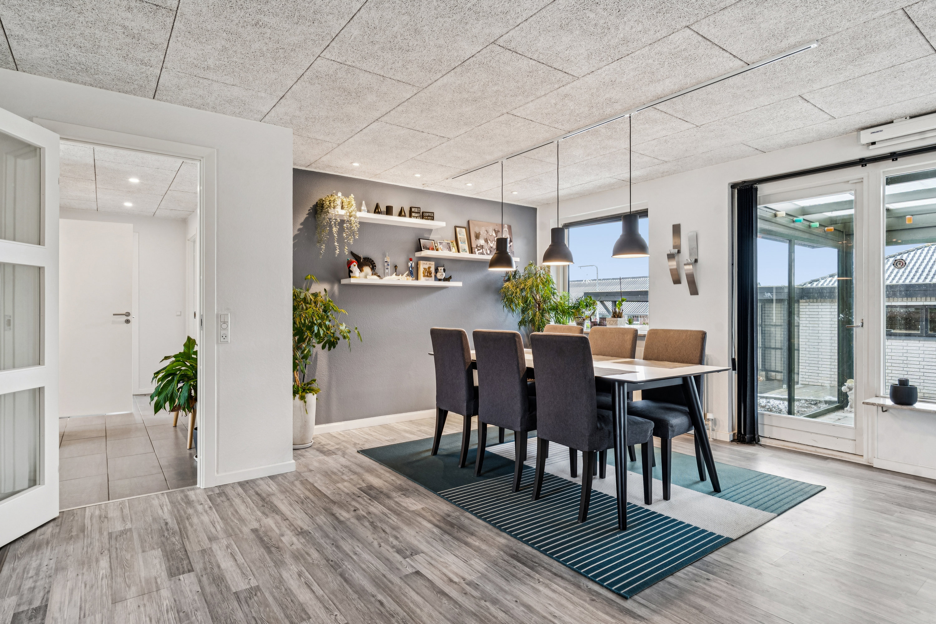 Fremhævet spisestue billede i fuldskærmstilstand. Billede af Kløvervej 5, 8722 Hedensted