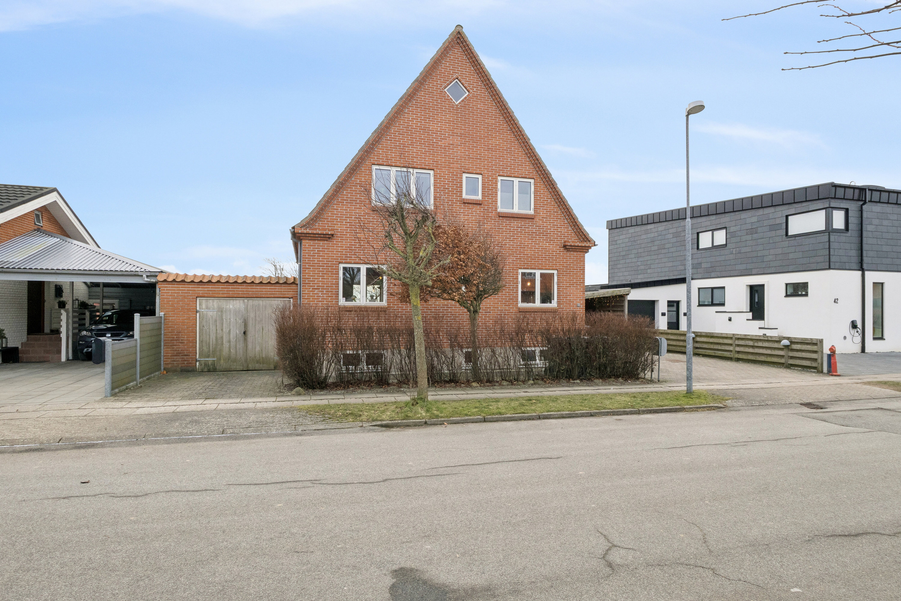 Fremhævet set fra vejen billede i fuldskærmstilstand. Billede af Spangbergsvej 44, 7700 Thisted