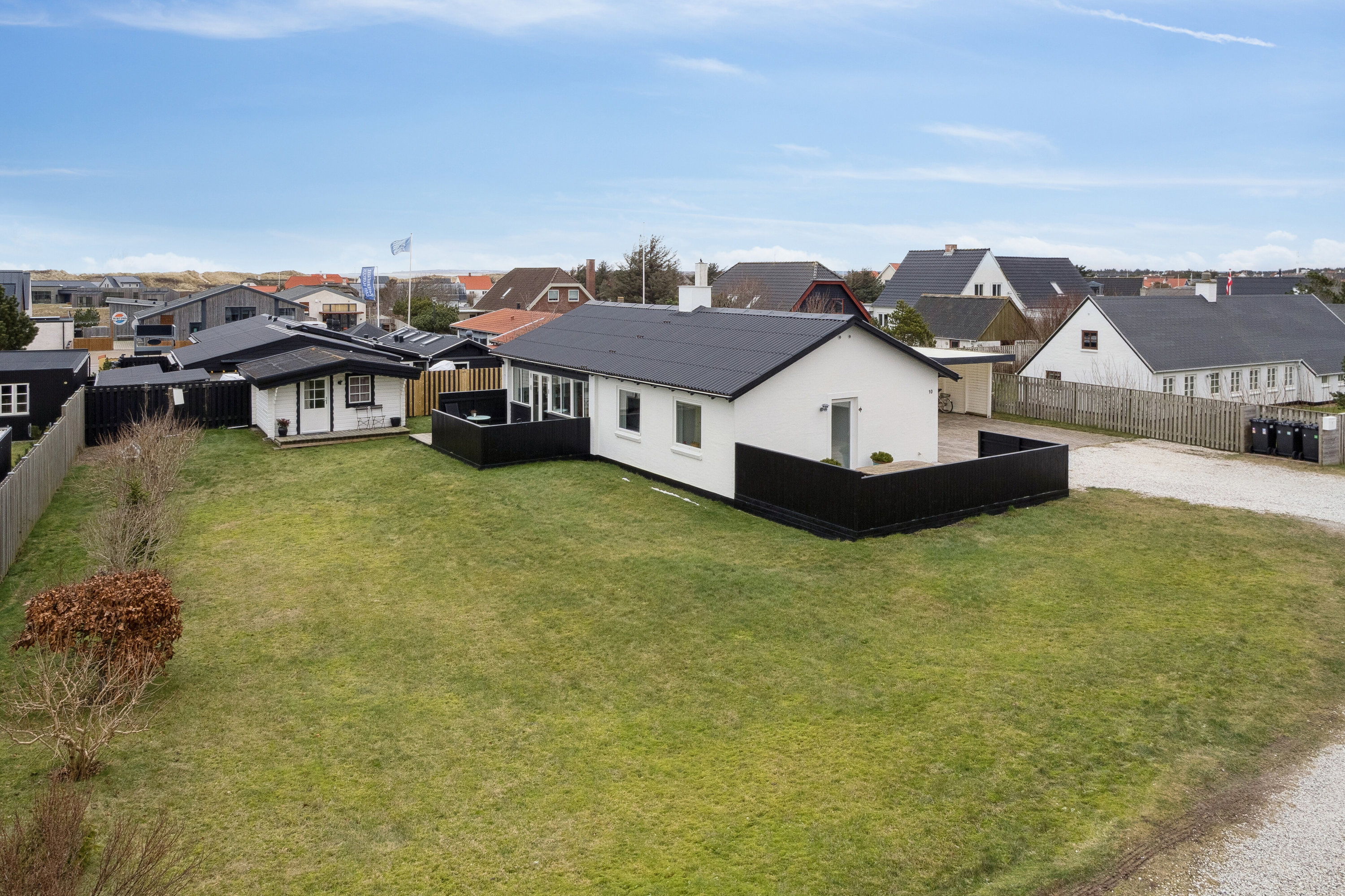 Villa: Luftfoto på Ørgårdssti 10, Klitmøller, 7700 Thisted