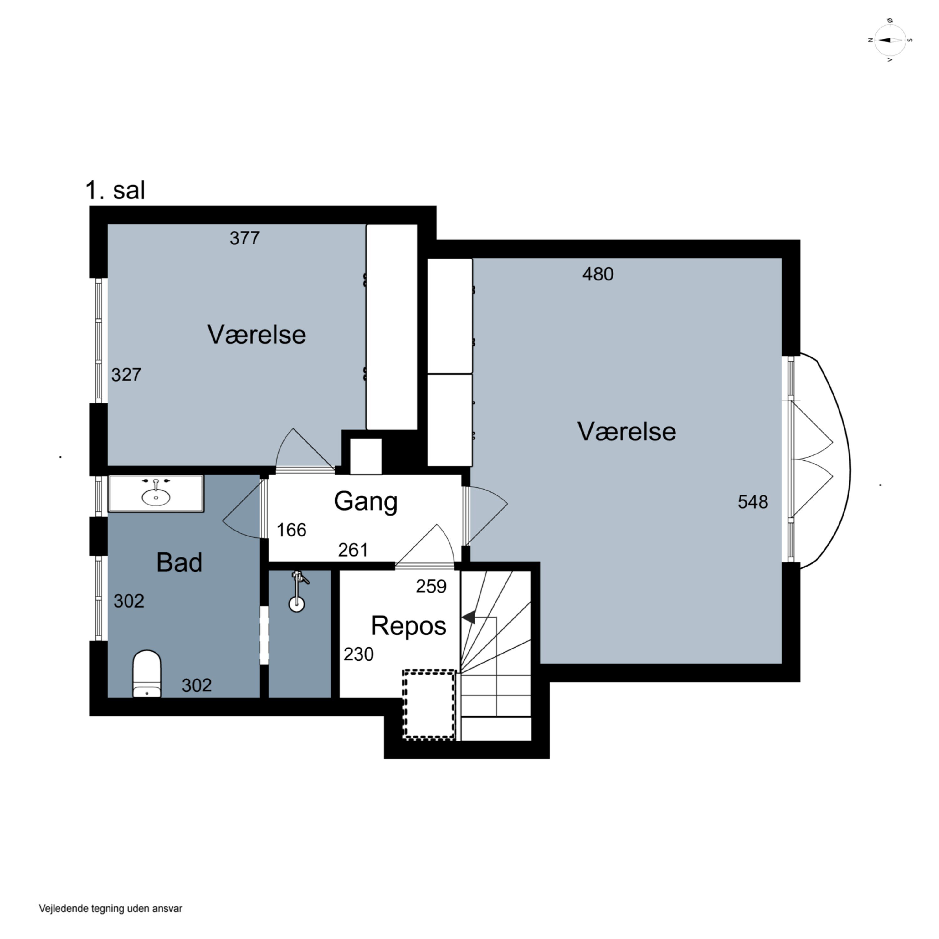 Plantegninger billede af Spangbergsvej 44, 7700 Thisted