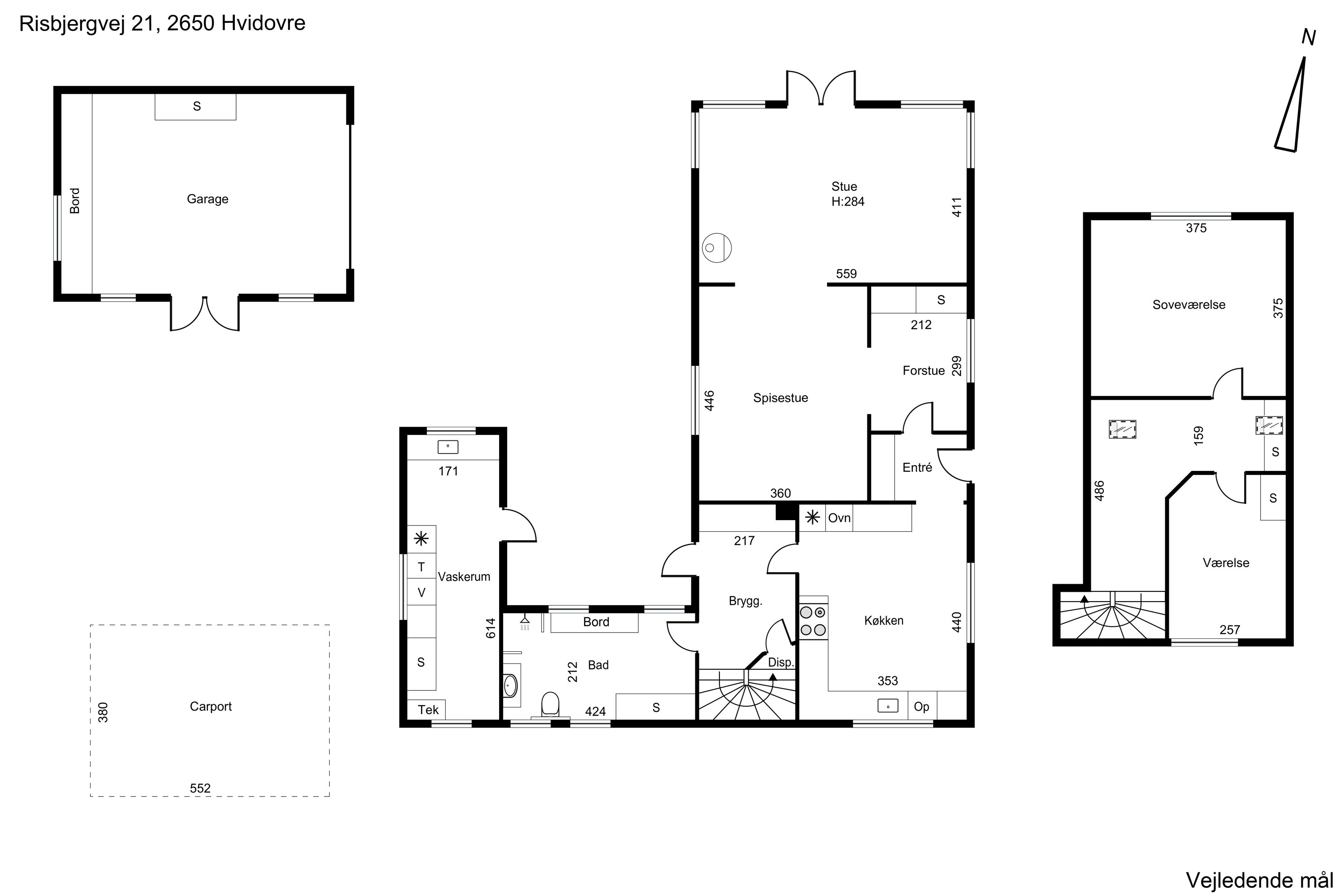 Plantegninger billede af Risbjergvej 21, 2650 Hvidovre
