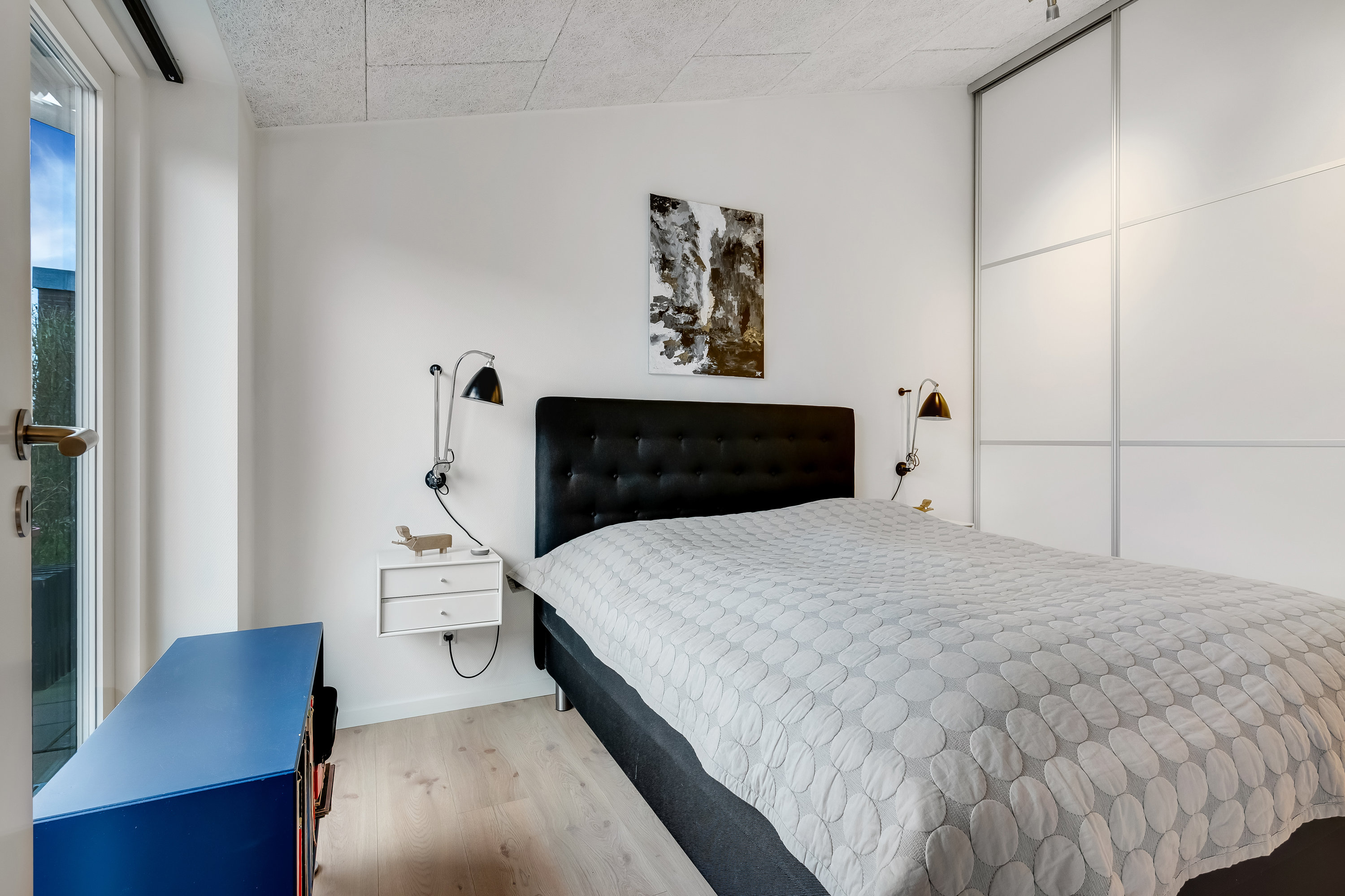 Fremhævet soveværelse billede i fuldskærmstilstand. Billede af Dolken 14, Mejrup, 7500 Holstebro