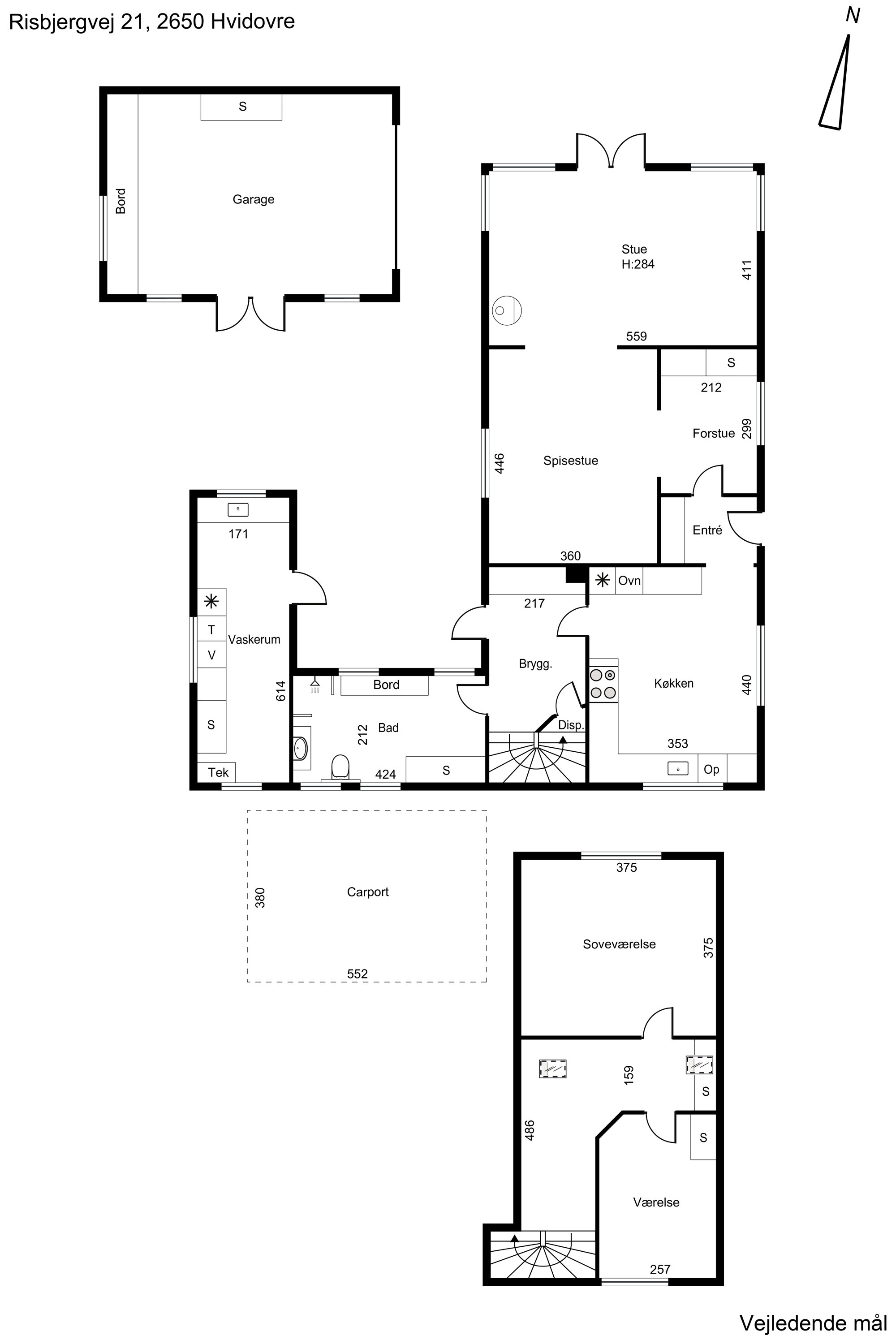 Plantegninger billede af Risbjergvej 21, 2650 Hvidovre