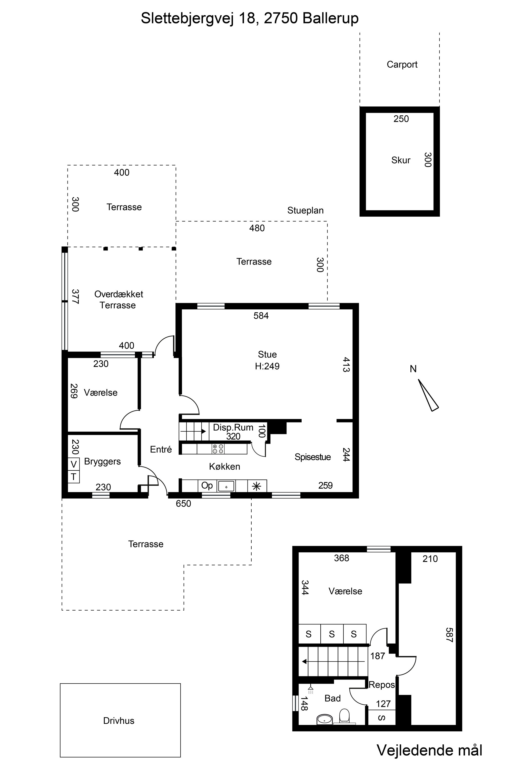 Plantegninger billede af Slettebjergvej 18, 2750 Ballerup