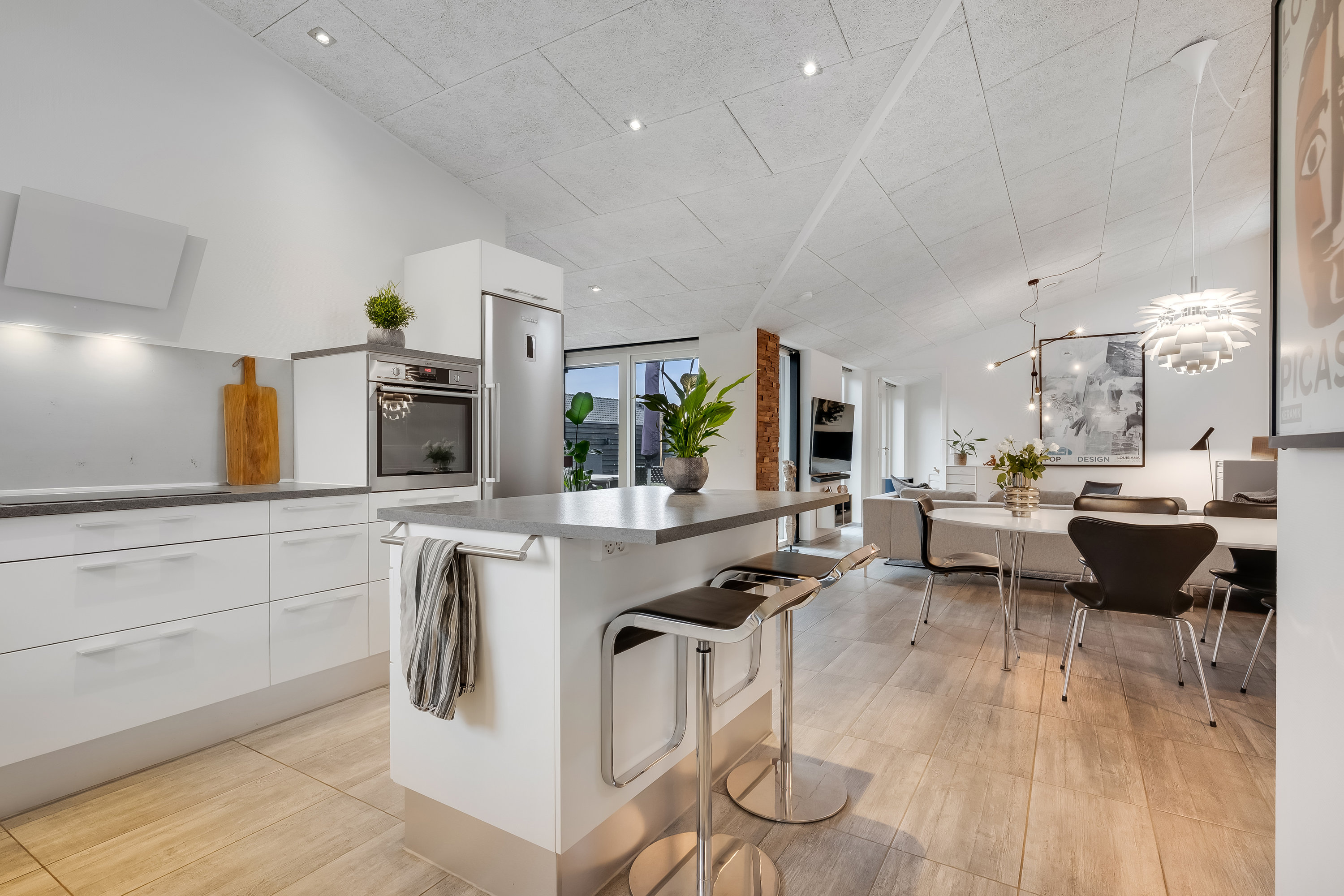 Fremhævet køkken alrum billede i fuldskærmstilstand. Billede af Dolken 14, Mejrup, 7500 Holstebro