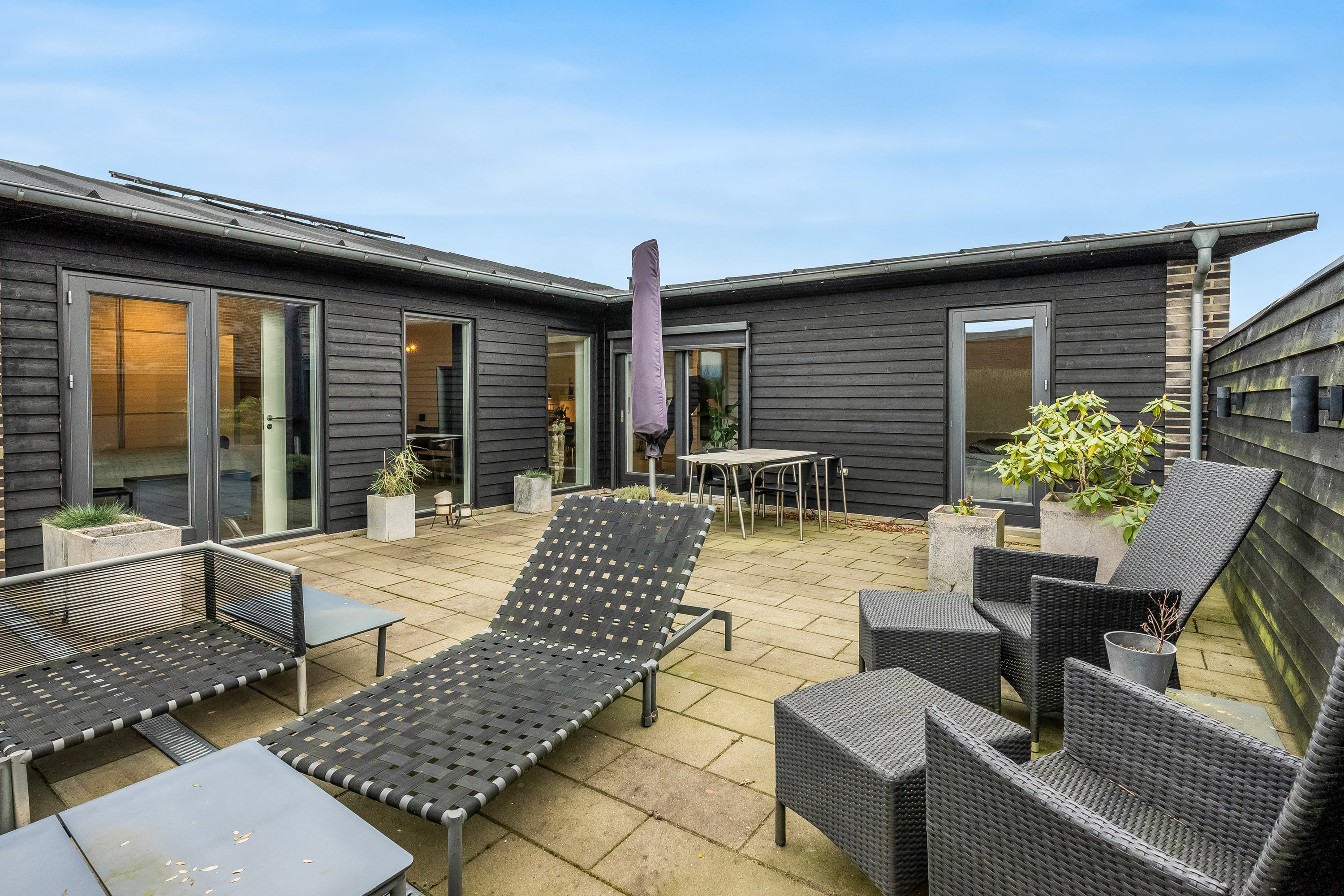 Fremhævet terrasse billede i fuldskærmstilstand. Billede af Dolken 14, Mejrup, 7500 Holstebro