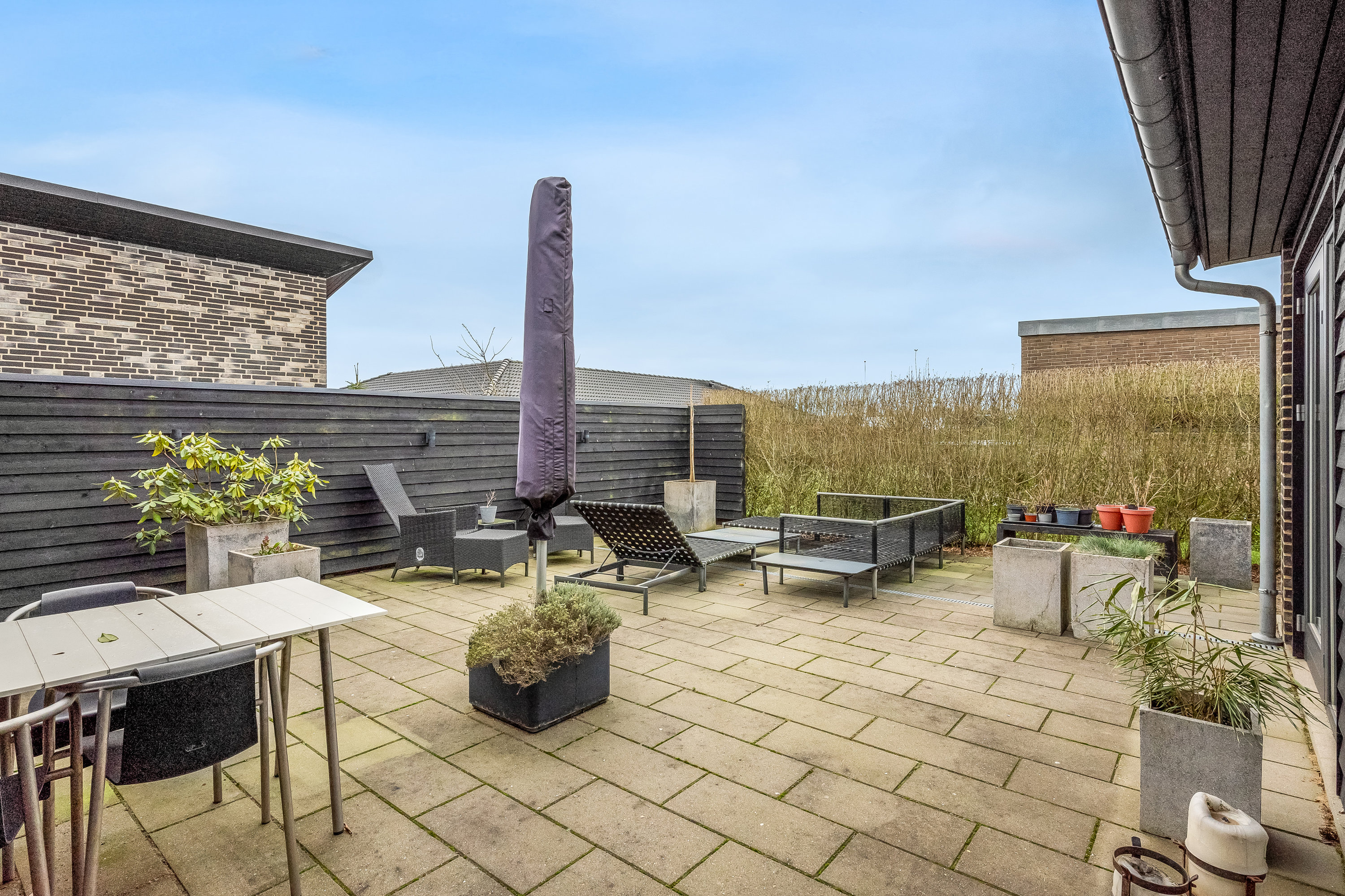 Fremhævet terrasse billede i fuldskærmstilstand. Billede af Dolken 14, Mejrup, 7500 Holstebro