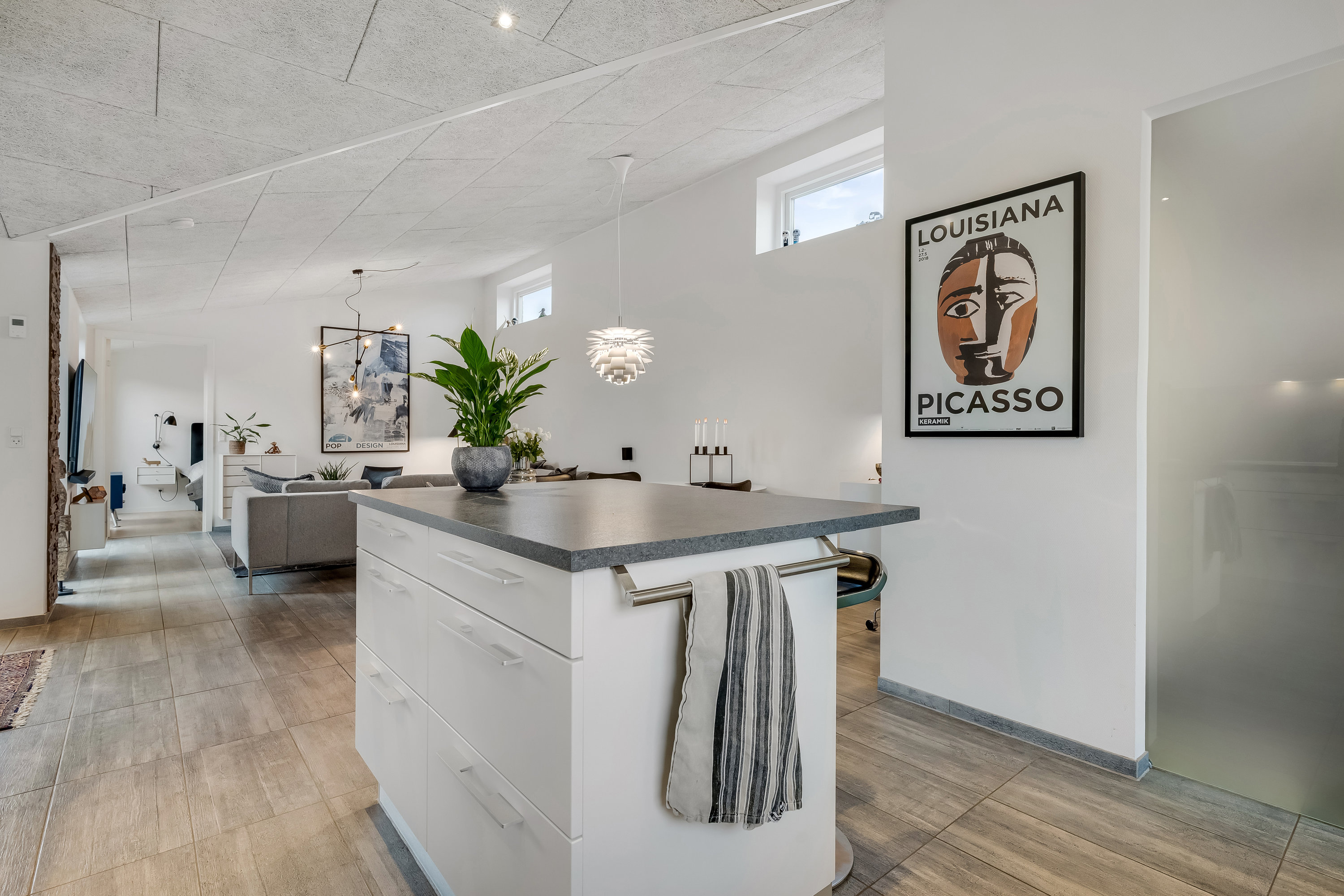 Fremhævet køkken alrum billede i fuldskærmstilstand. Billede af Dolken 14, Mejrup, 7500 Holstebro