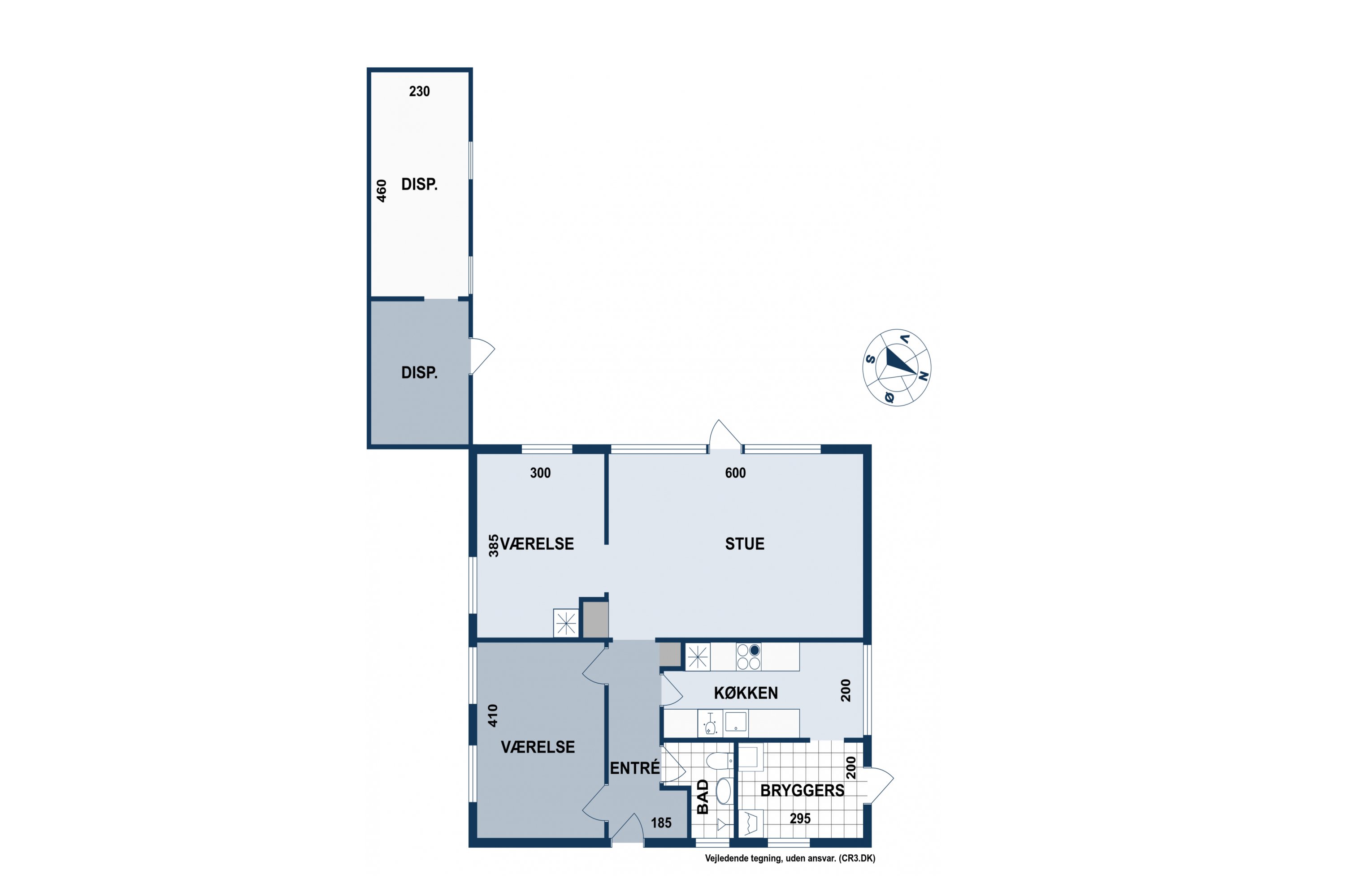 Plantegninger billede af Englodden 22, 2500 Valby