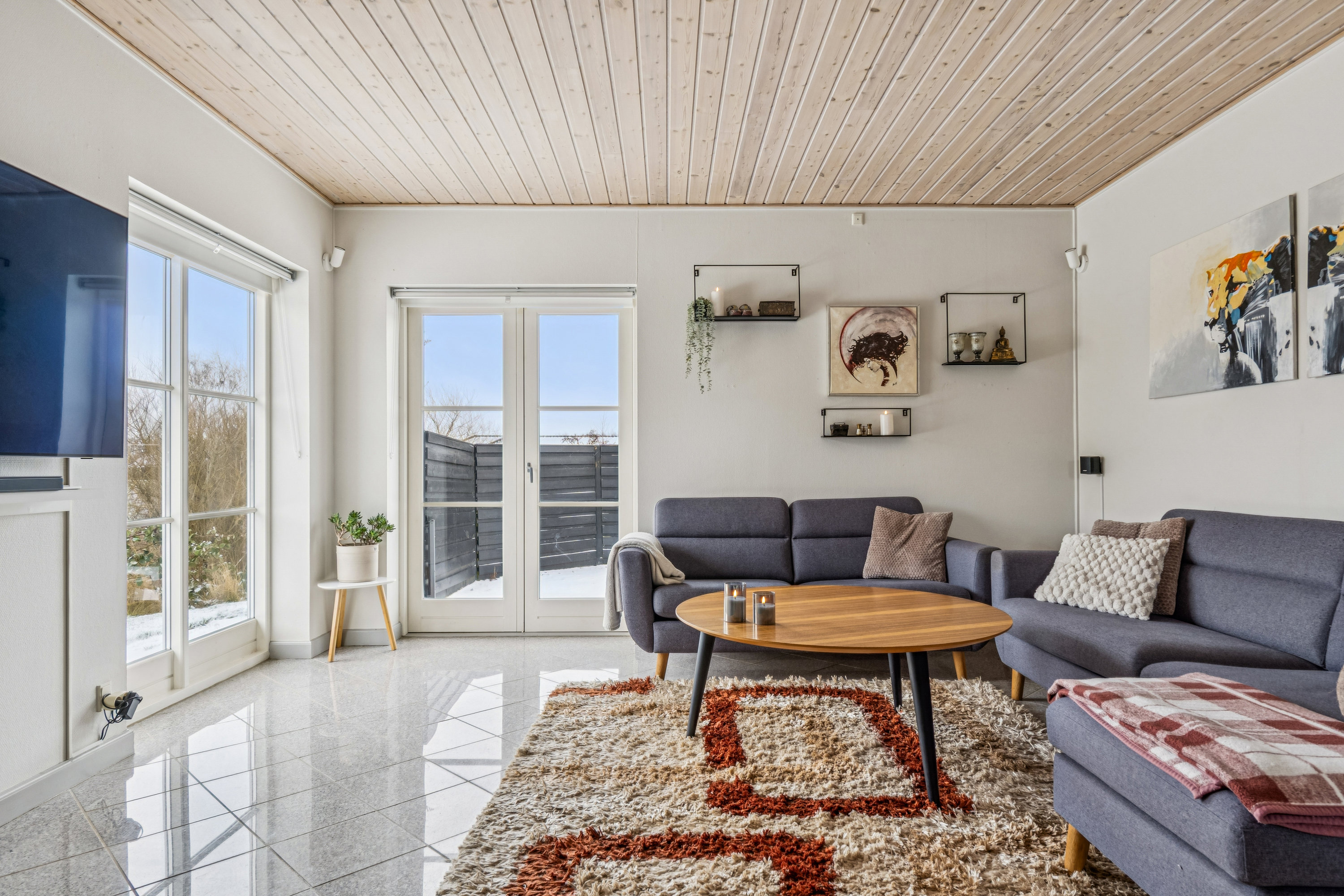 Fremhævet stue billede i fuldskærmstilstand. Billede af Askevænget 14, 5471 Søndersø