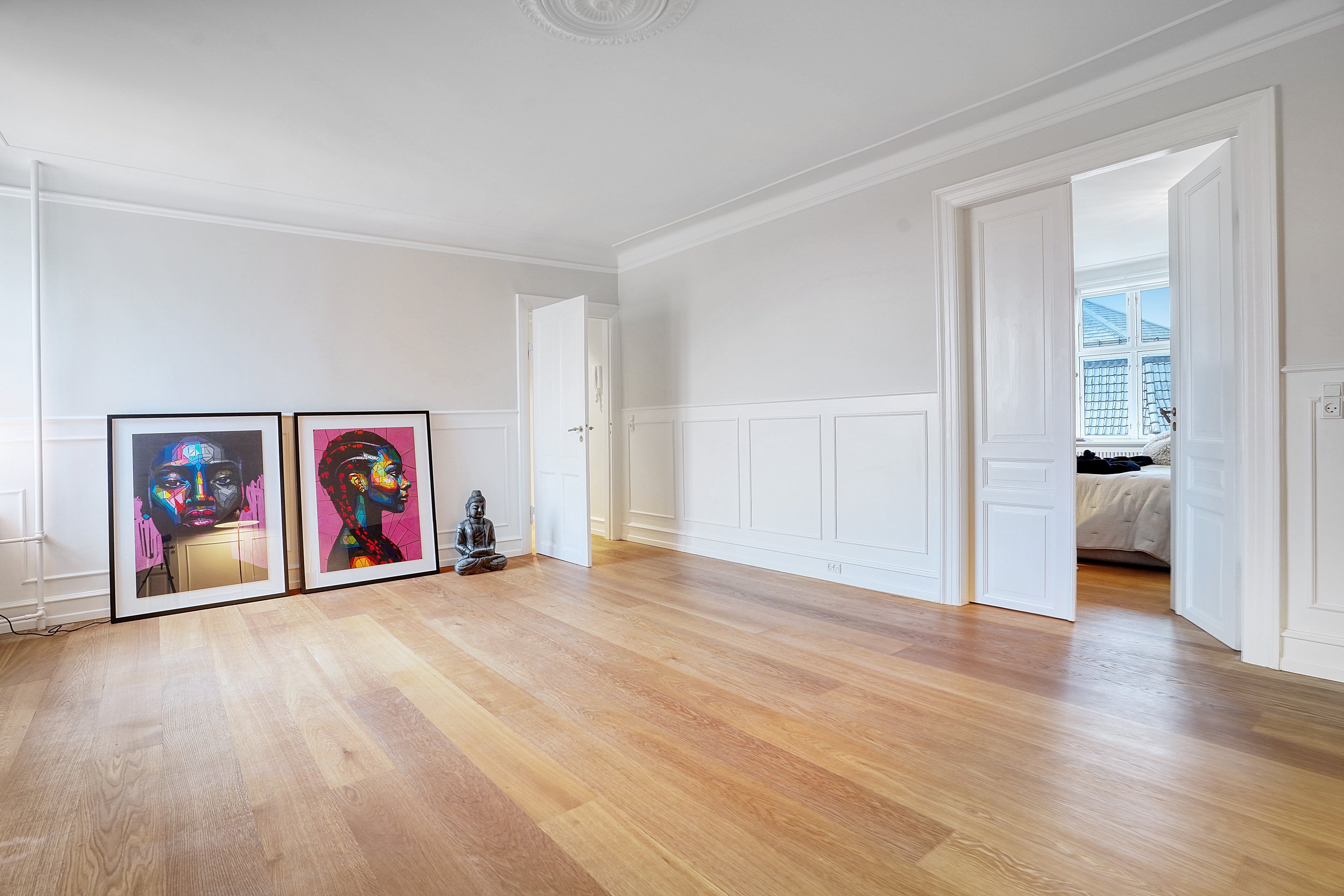 Fremhævet stue billede i fuldskærmstilstand. Billede af Holsteinsgade 11, 4., 2100 København Ø