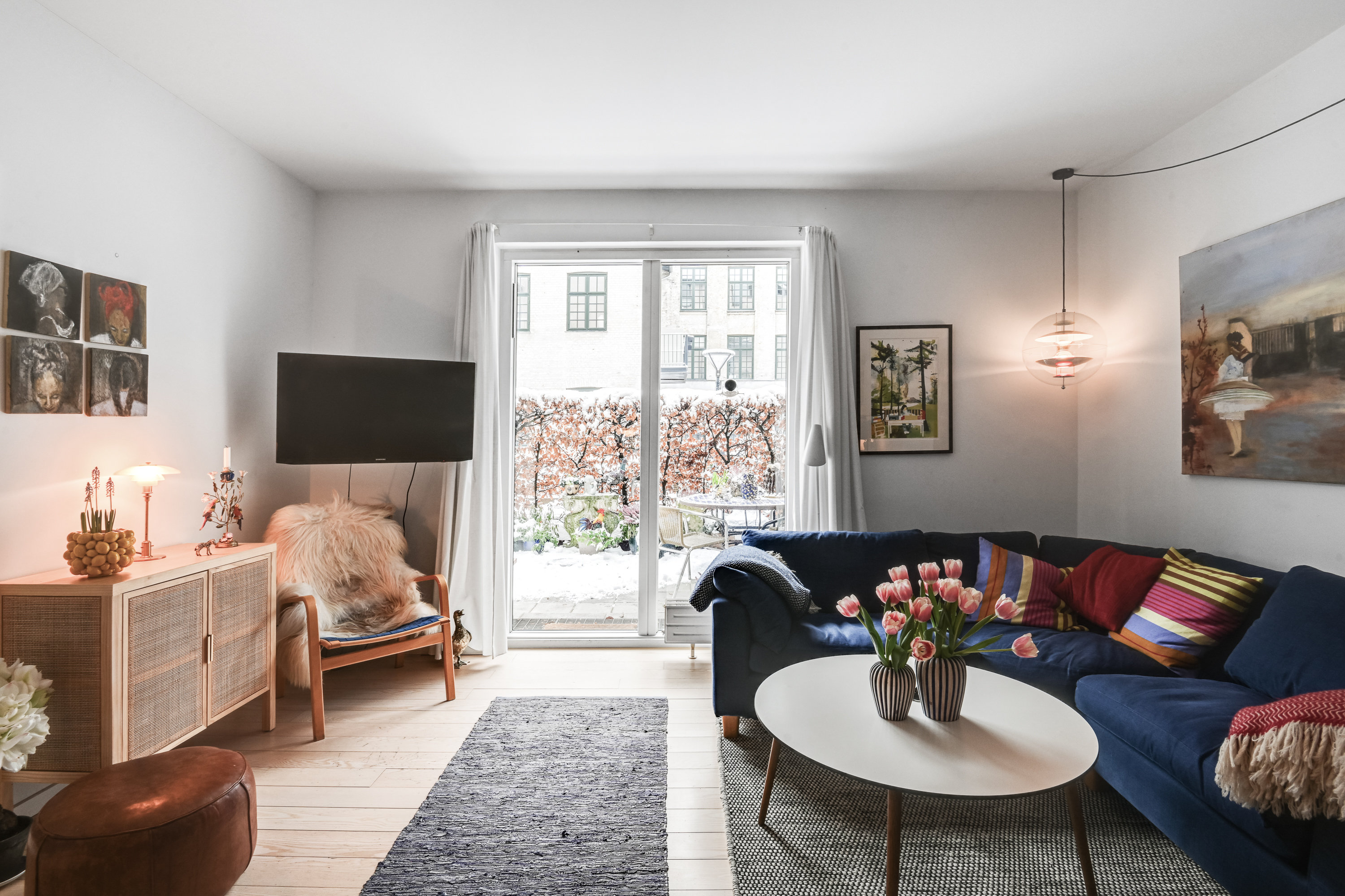 Fremhævet andet billede i fuldskærmstilstand. Billede af Porcelænshaven 4G, st.. th., 2000 Frederiksberg