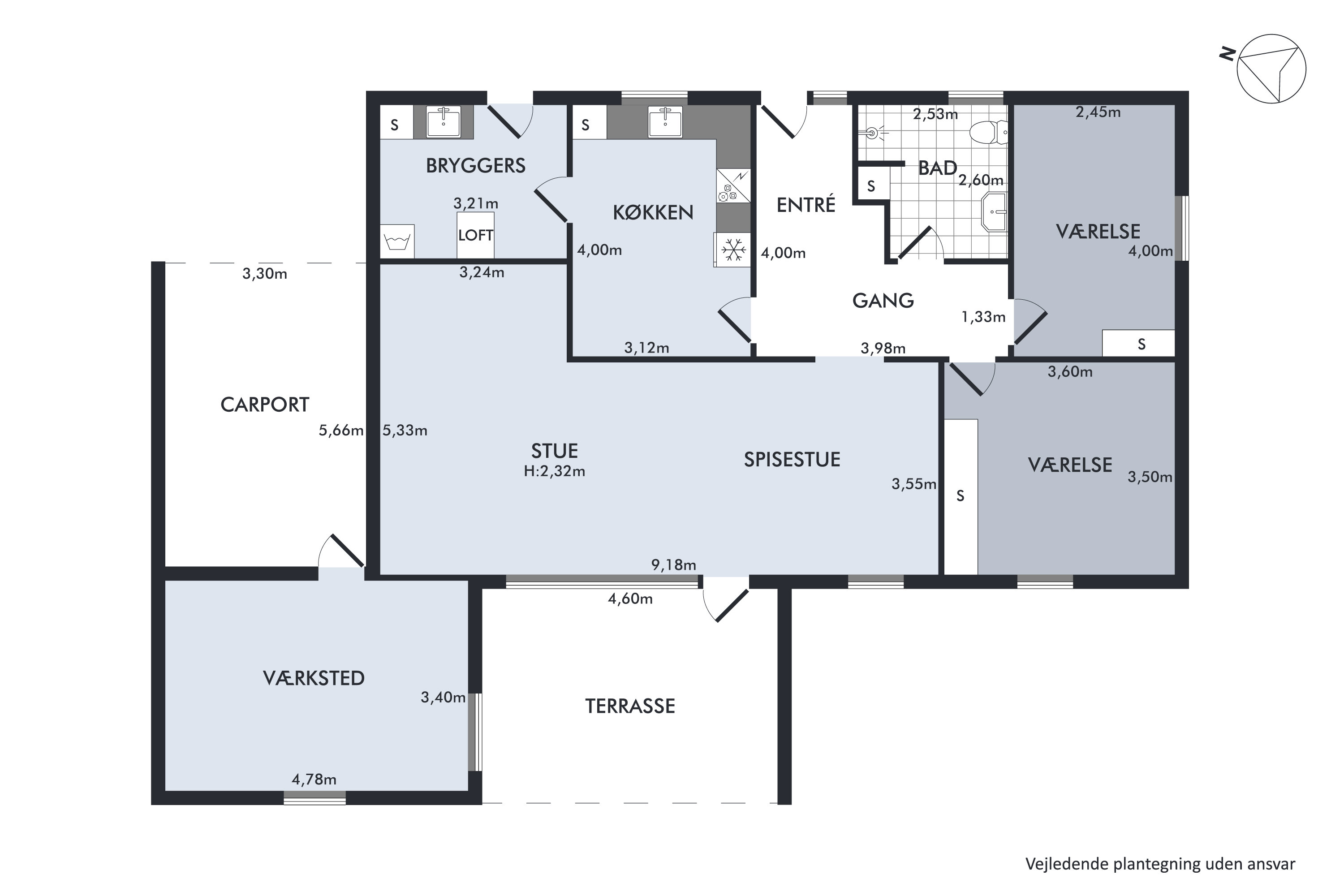 Plantegninger billede af Rugvænget 22, 4270 Høng