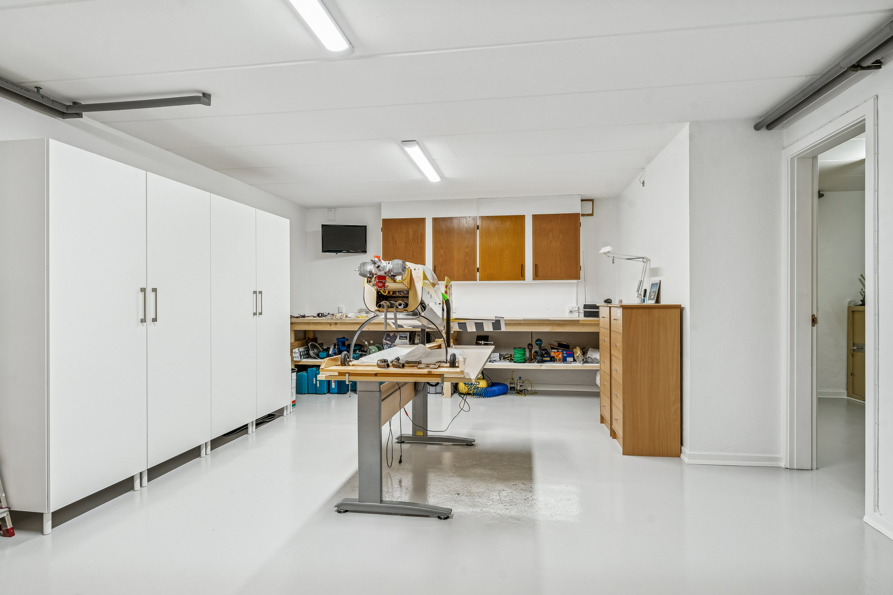 Fremhævet hobbyrum billede i fuldskærmstilstand. Billede af Højvangen 7, 8700 Horsens