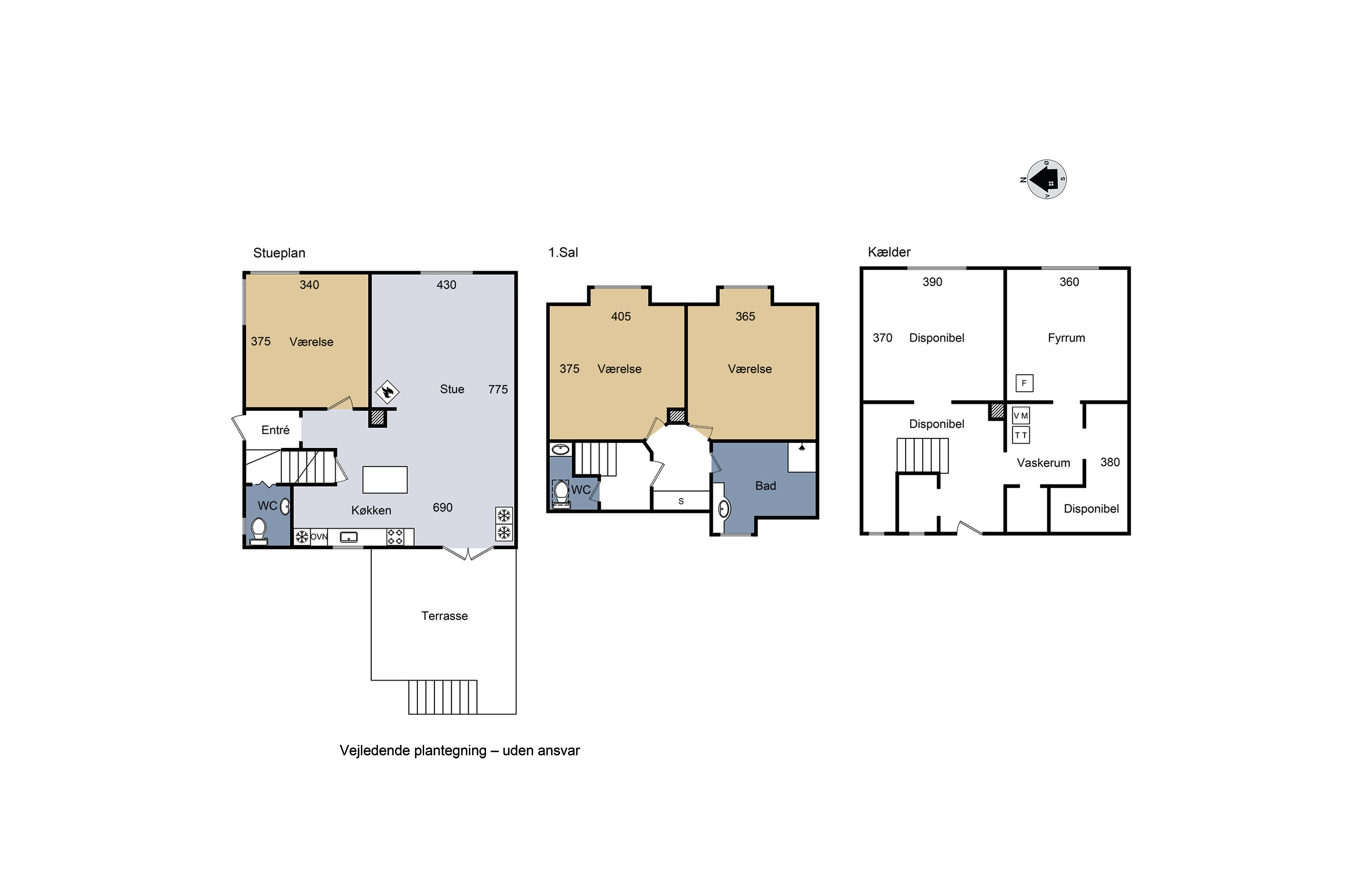 Plantegninger billede af Tårnborgvej 51, 4220 Korsør