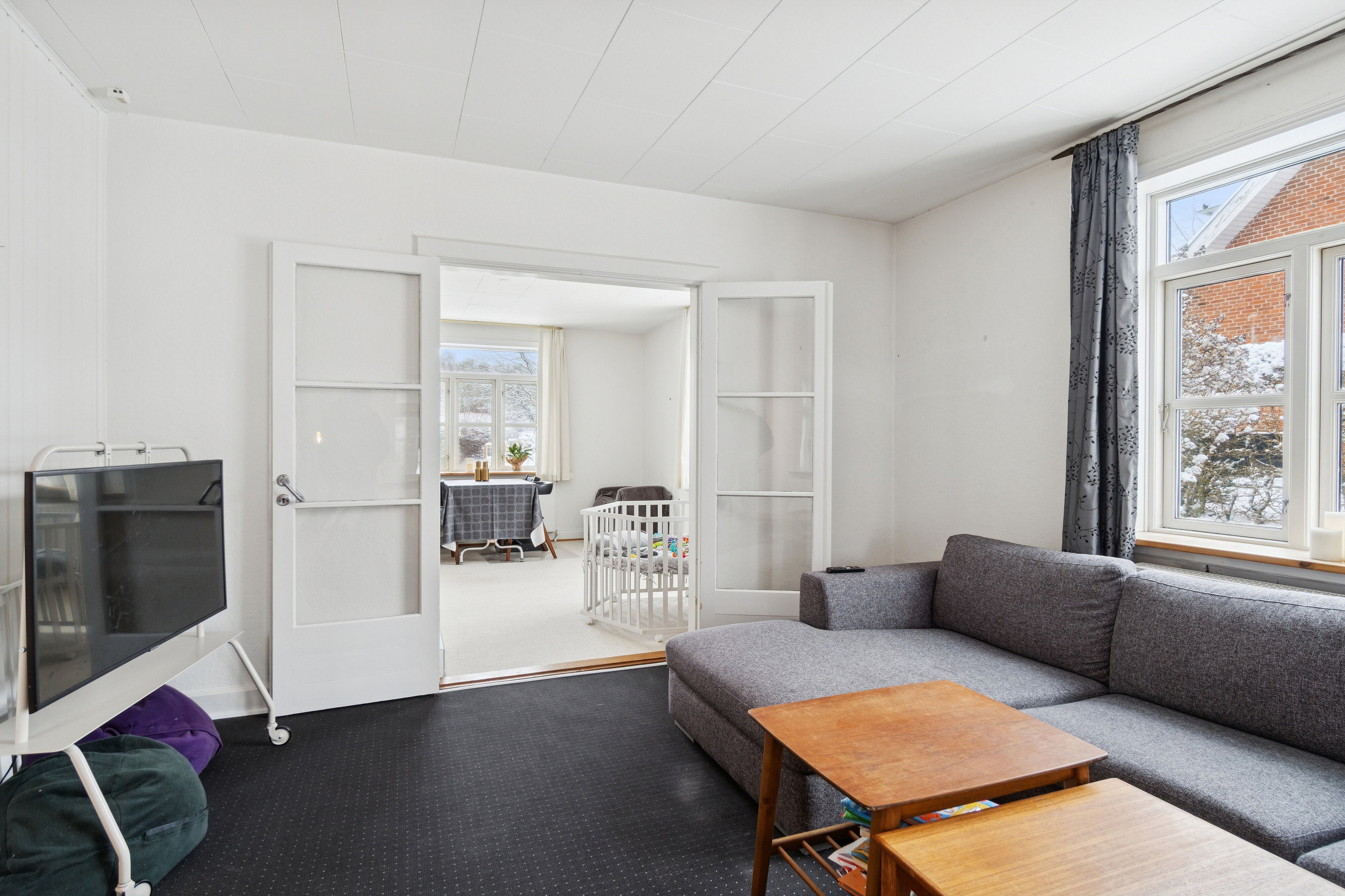 Fremhævet stue billede i fuldskærmstilstand. Billede af Søndergade 42, 6040 Egtved