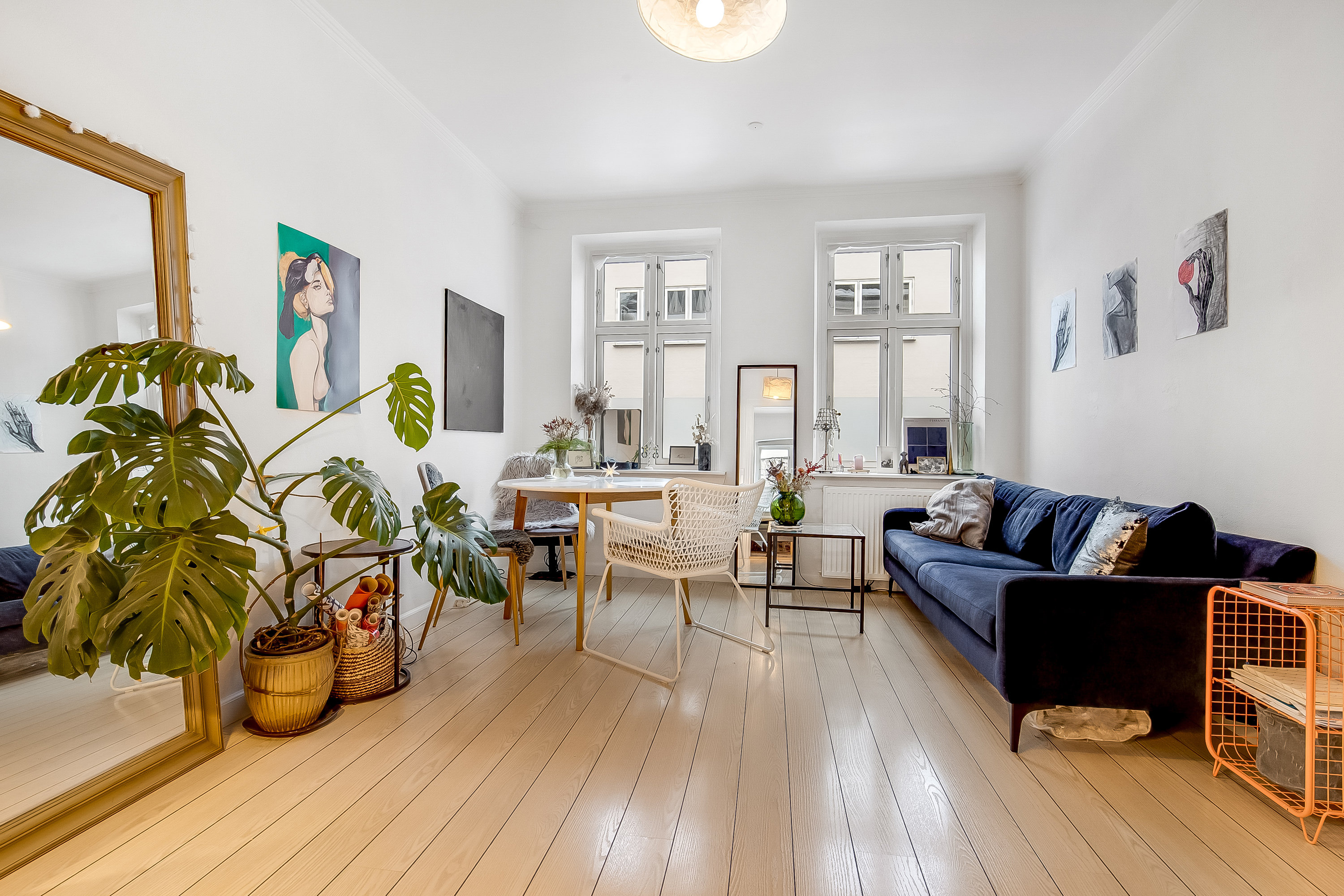 Miniaturebillede 1: stue. Billede af Holmen 8, st.. th., 7100 Vejle