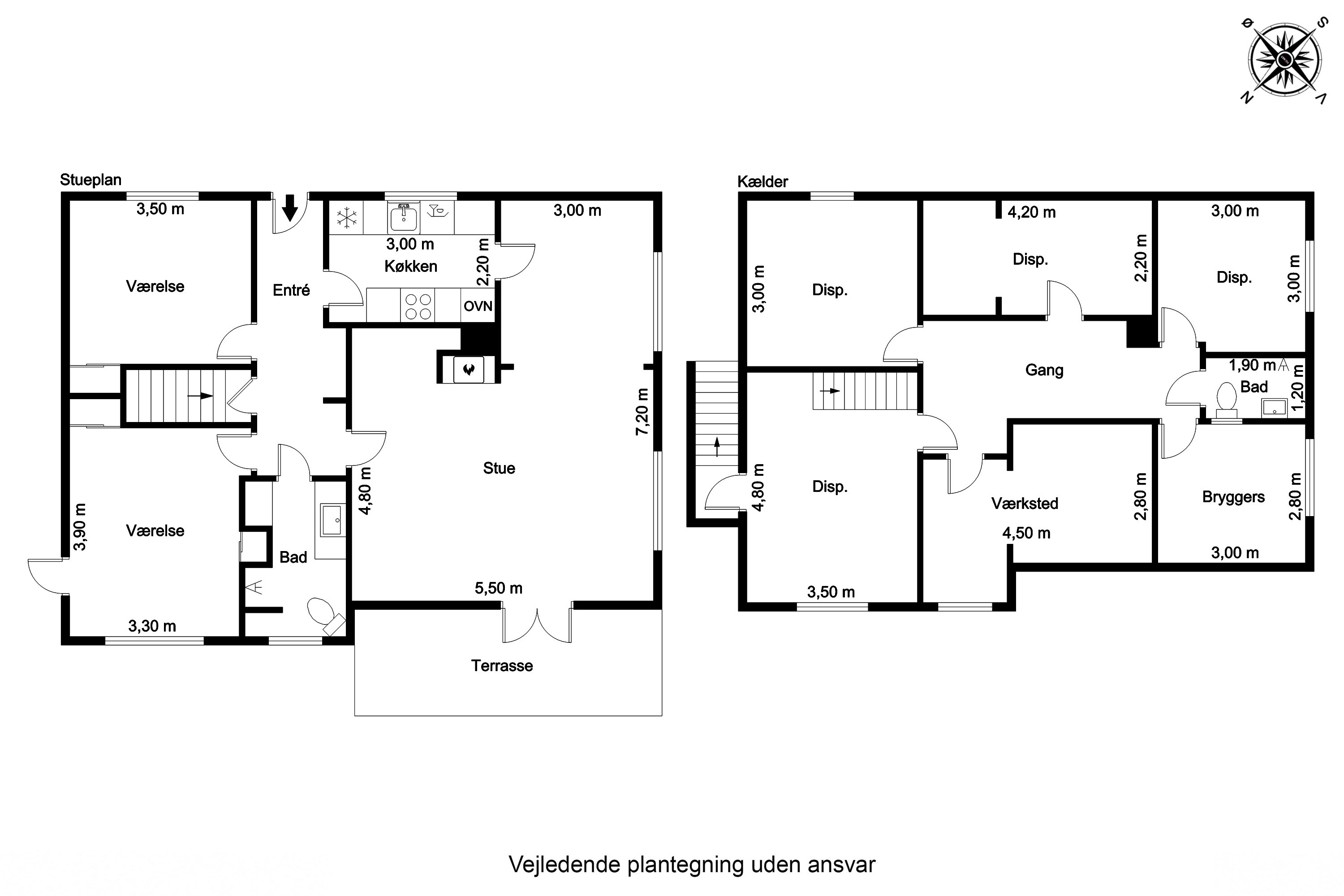 Plantegninger billede af Klampenborgvej 53, 5700 Svendborg