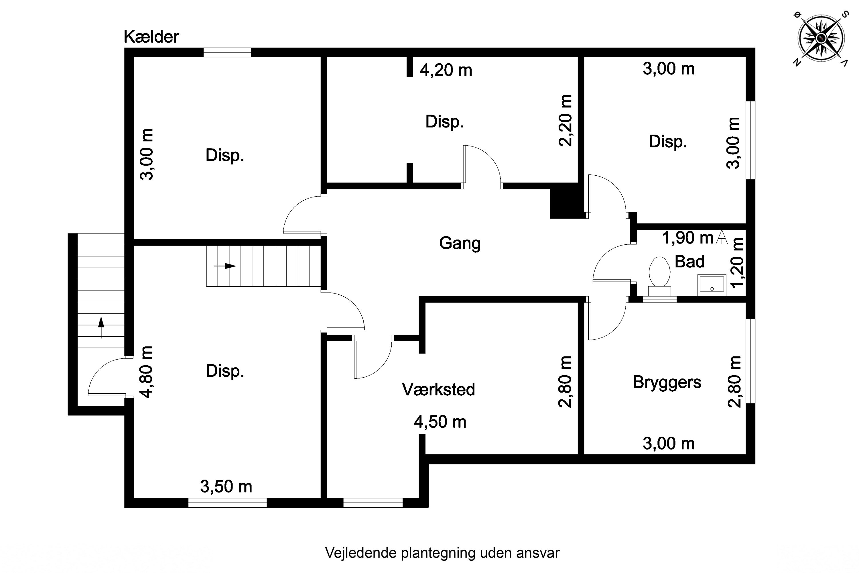 Plantegninger billede af Klampenborgvej 53, 5700 Svendborg