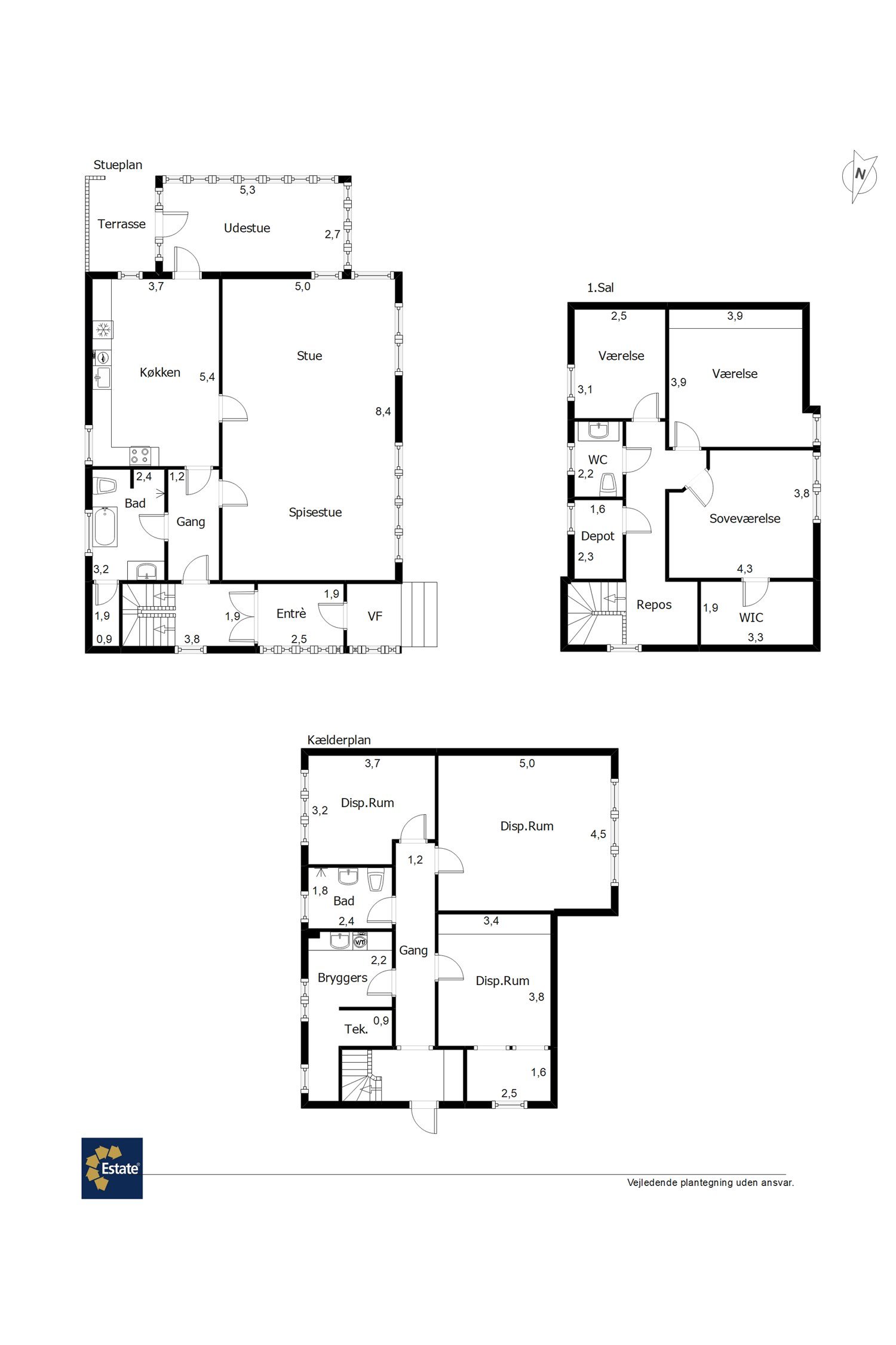 Plantegninger billede af Ingemanns Alle 149, 6700 Esbjerg