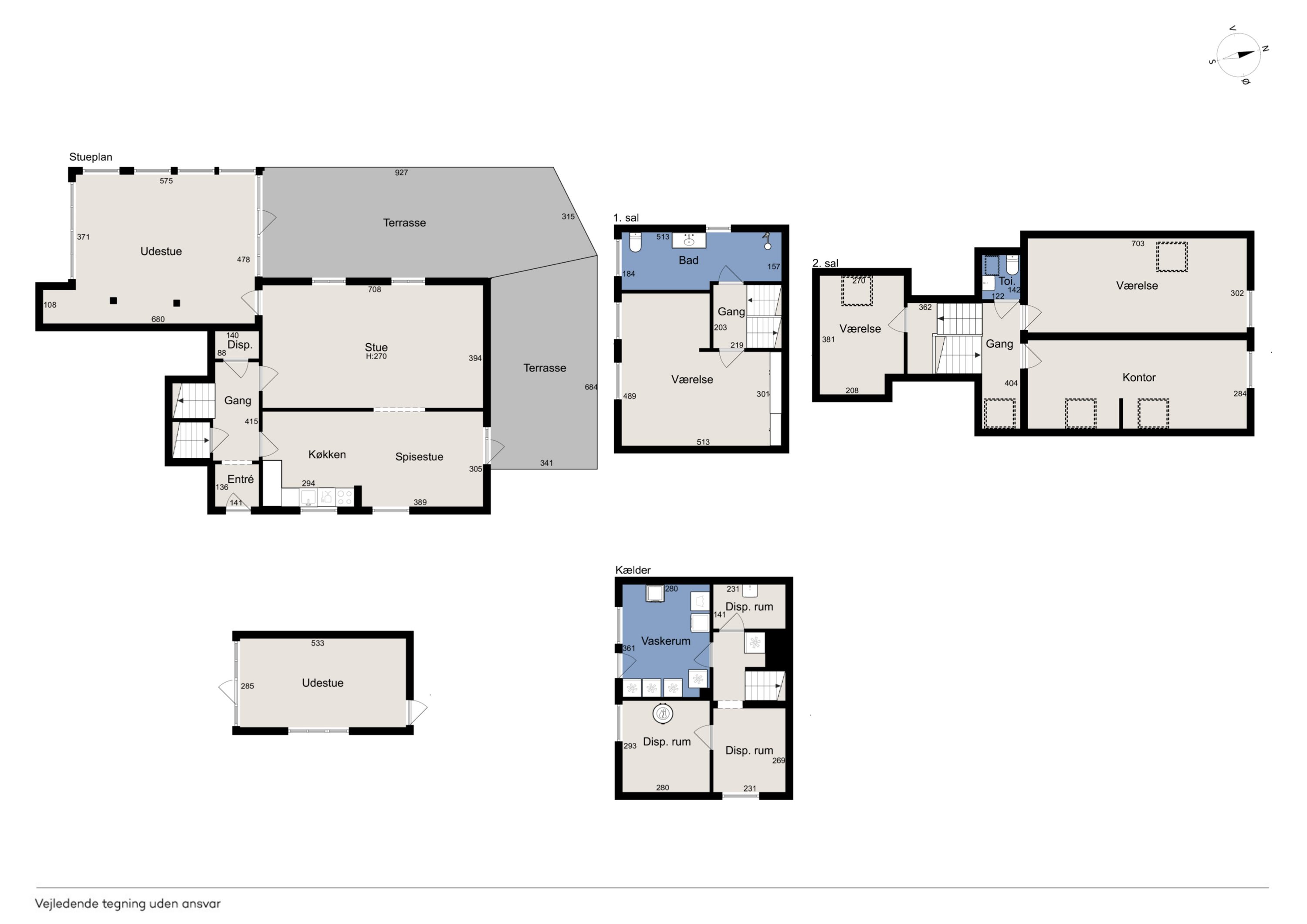 Plantegninger billede af Lundbyvej 43B, Tåsinge, 5700 Svendborg