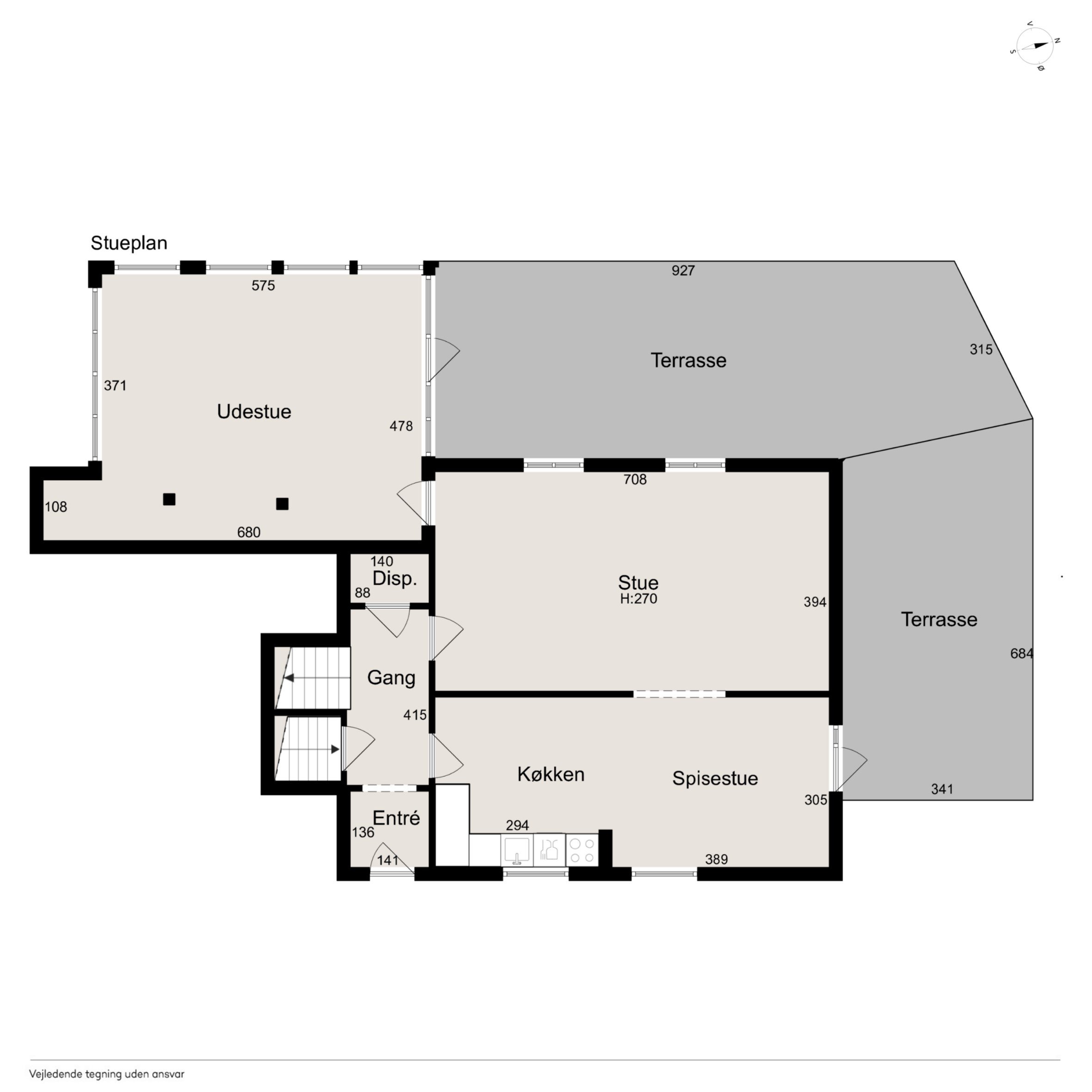 Plantegninger billede af Lundbyvej 43B, Tåsinge, 5700 Svendborg