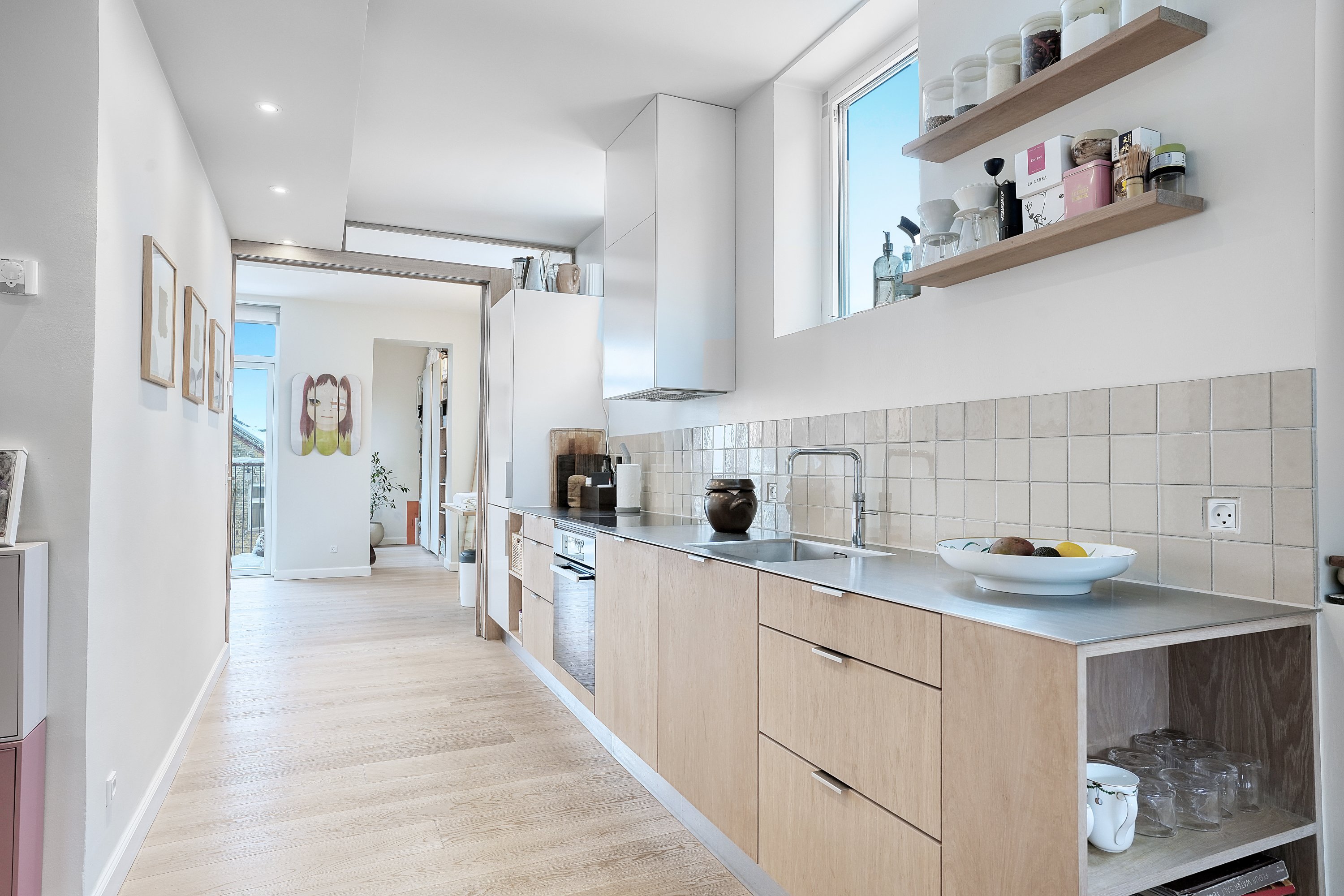 Fremhævet køkken billede i fuldskærmstilstand. Billede af Blegdamsvej 28A, 2. tv., 2200 København N