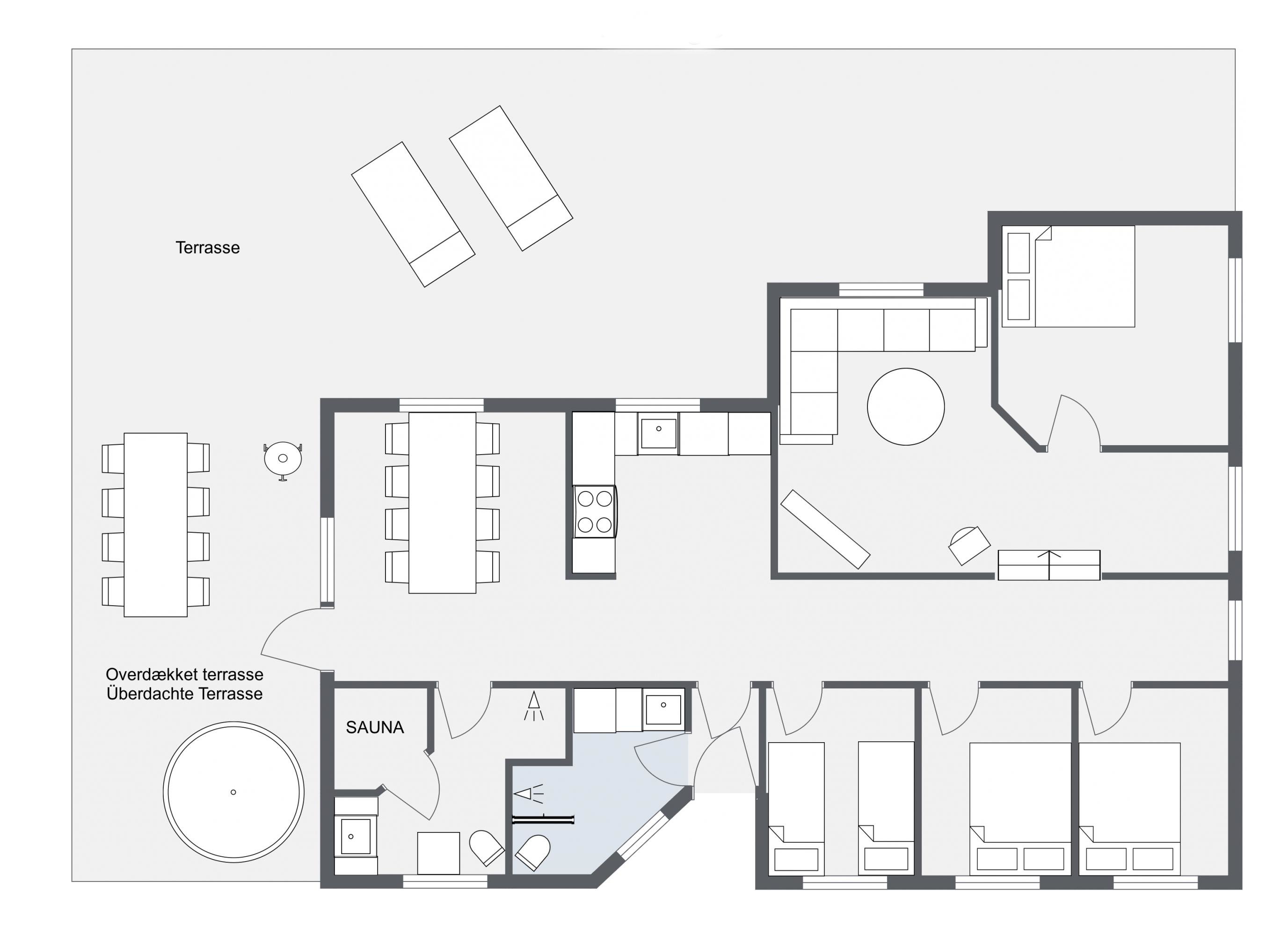 Plantegninger billede af Granvej 35, Aargab, 6960 Hvide Sande
