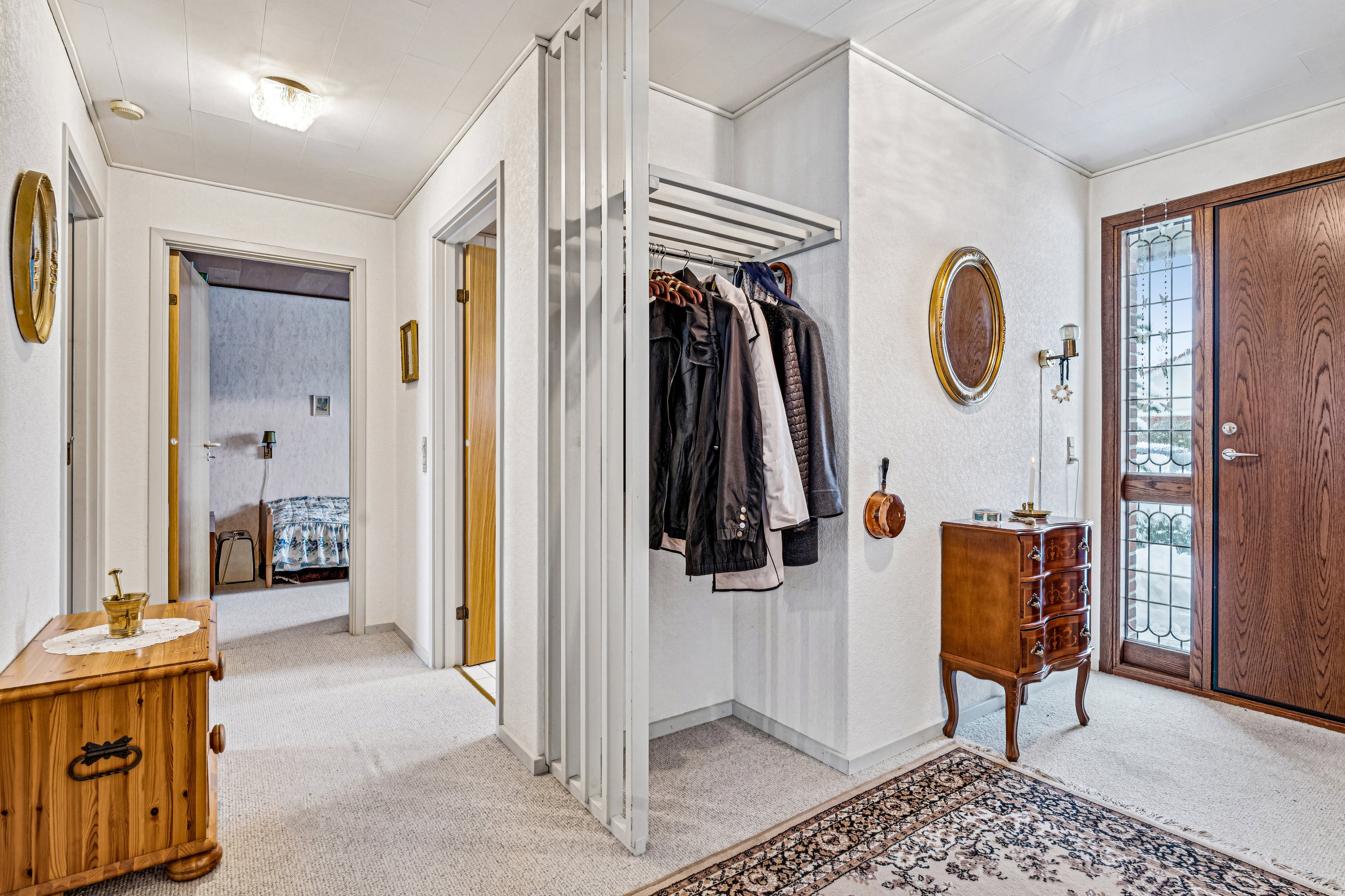 Fremhævet gang billede i fuldskærmstilstand. Billede af Spættevej 42, Ø Snede, 8723 Løsning