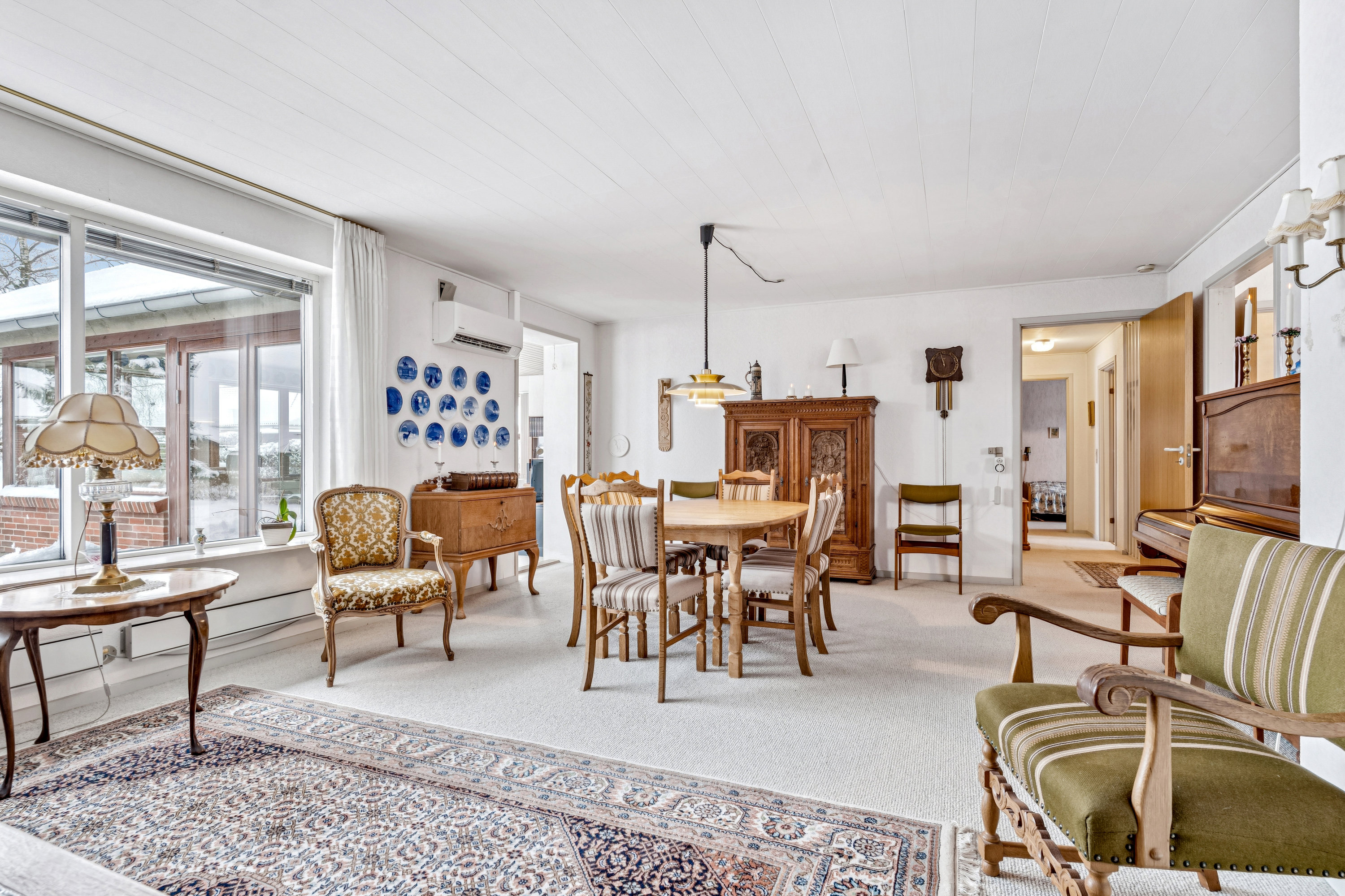 Fremhævet spisestue billede i fuldskærmstilstand. Billede af Spættevej 42, Ø Snede, 8723 Løsning