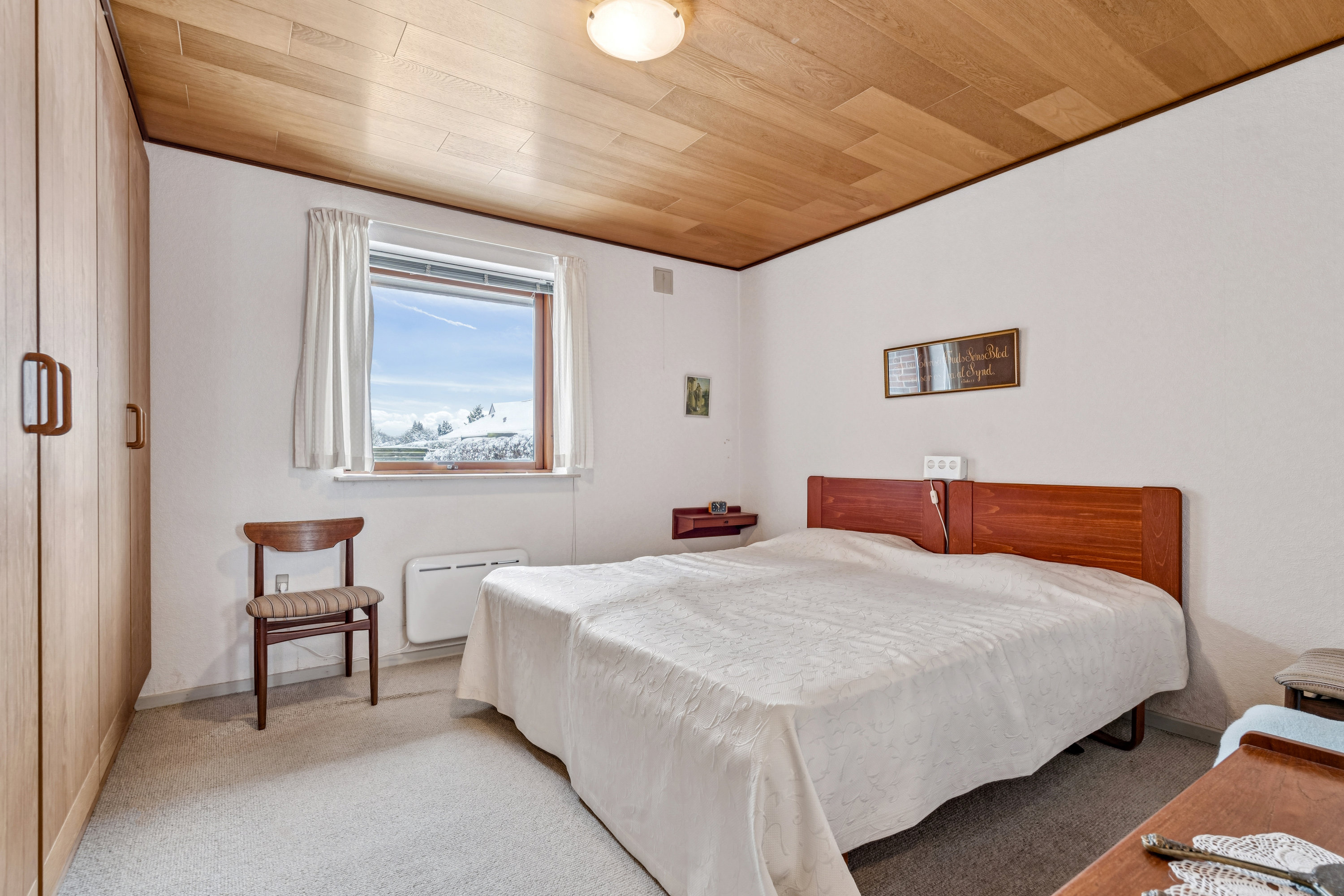 Fremhævet soveværelse billede i fuldskærmstilstand. Billede af Spættevej 42, Ø Snede, 8723 Løsning