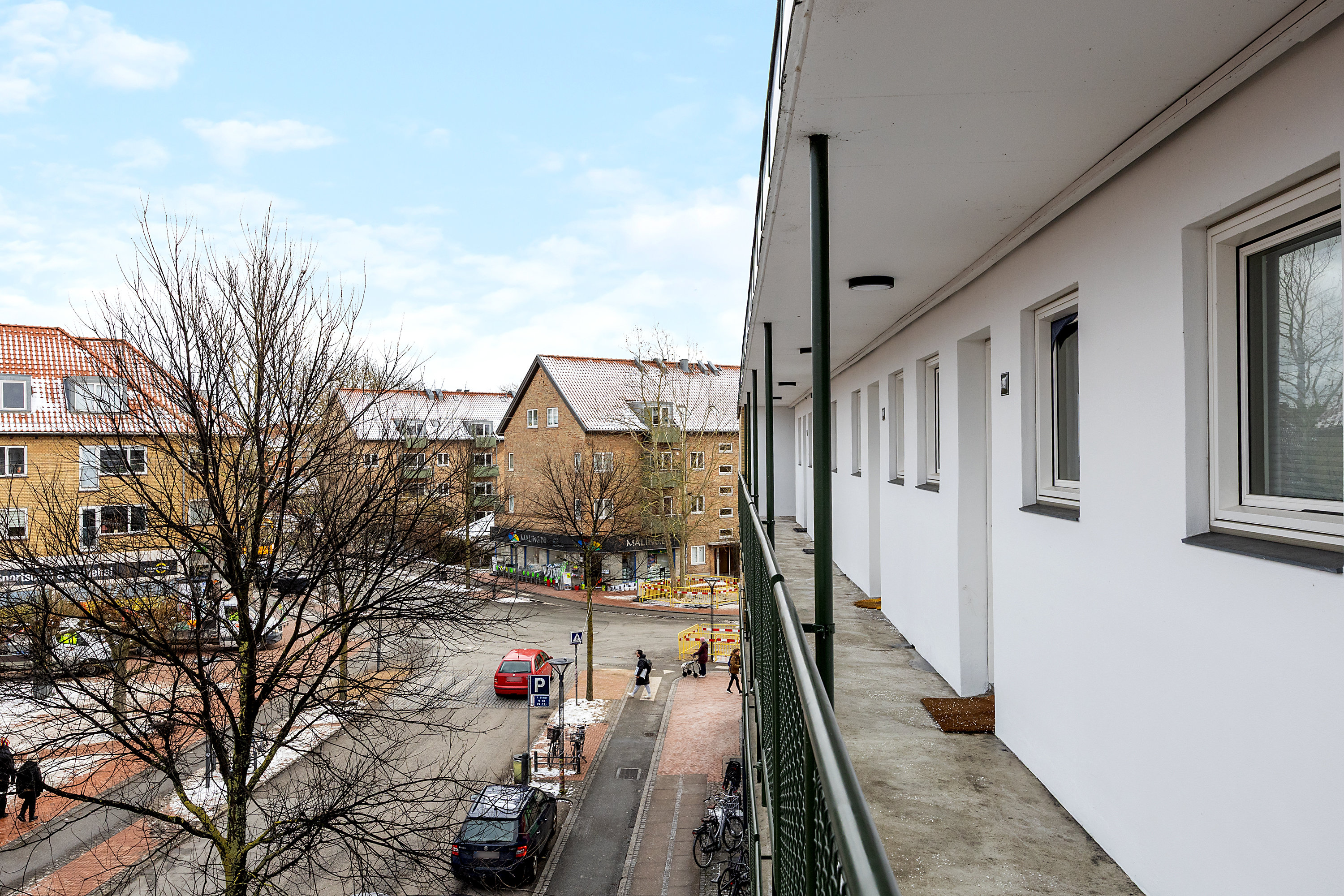 Fremhævet indgangsparti billede i fuldskærmstilstand. Billede af Stubmøllevej 1, 2. 206., 2450 København SV