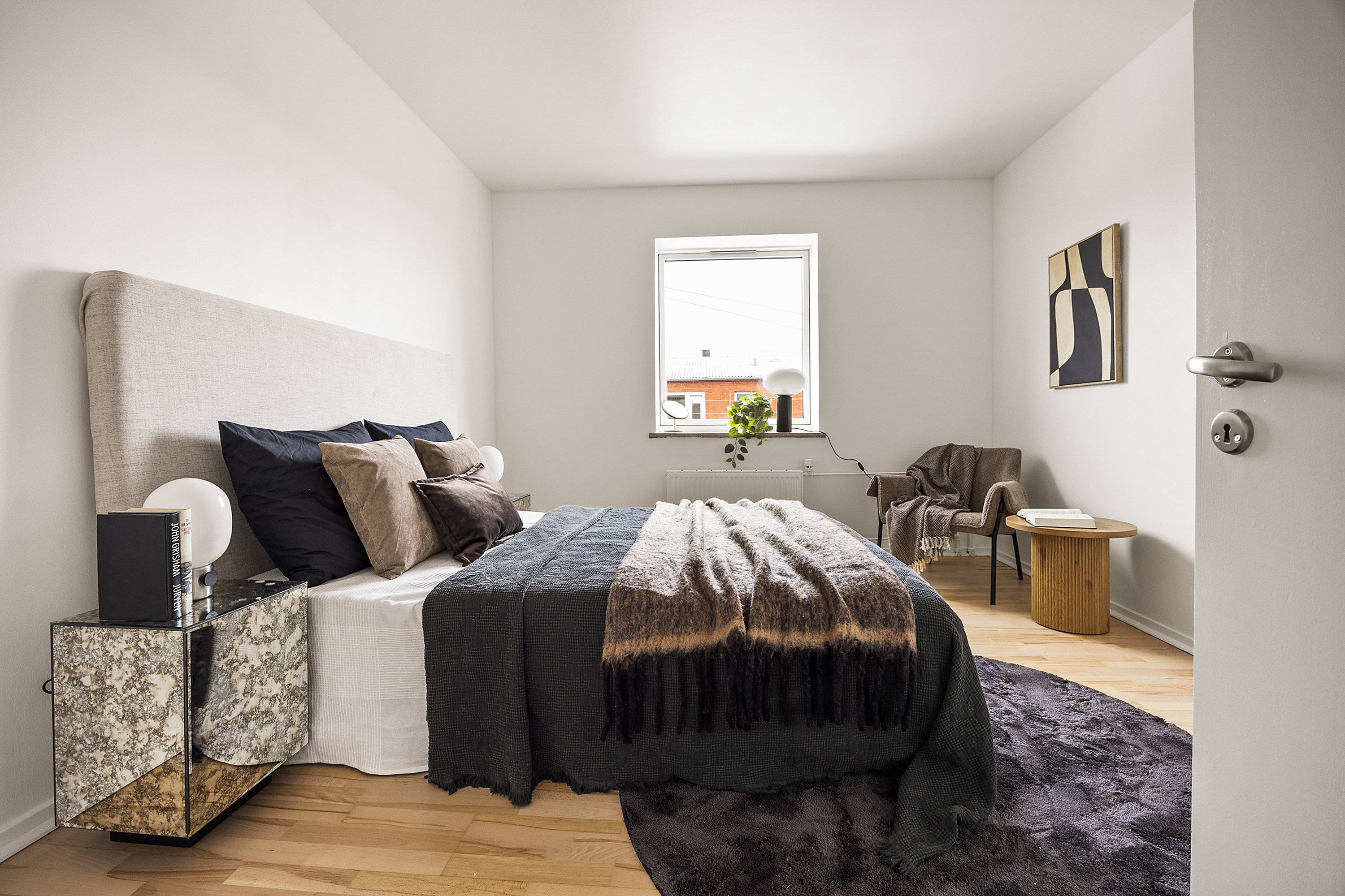 Fremhævet soveværelse billede i fuldskærmstilstand. Billede af Stubmøllevej 1, 2. 216., 2450 København SV