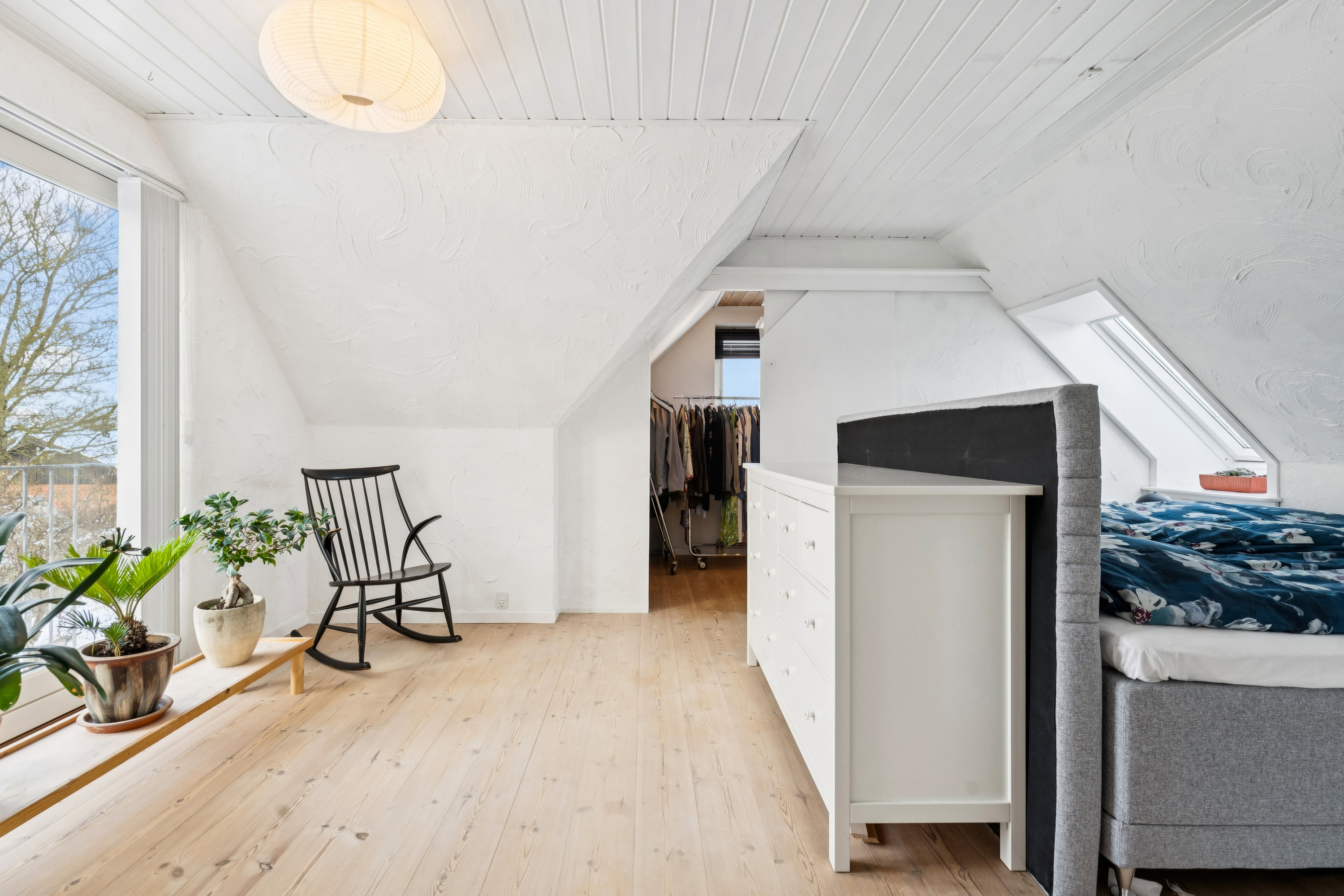 Fremhævet soveværelse billede i fuldskærmstilstand. Billede af Olinesmindevej 13, 8722 Hedensted