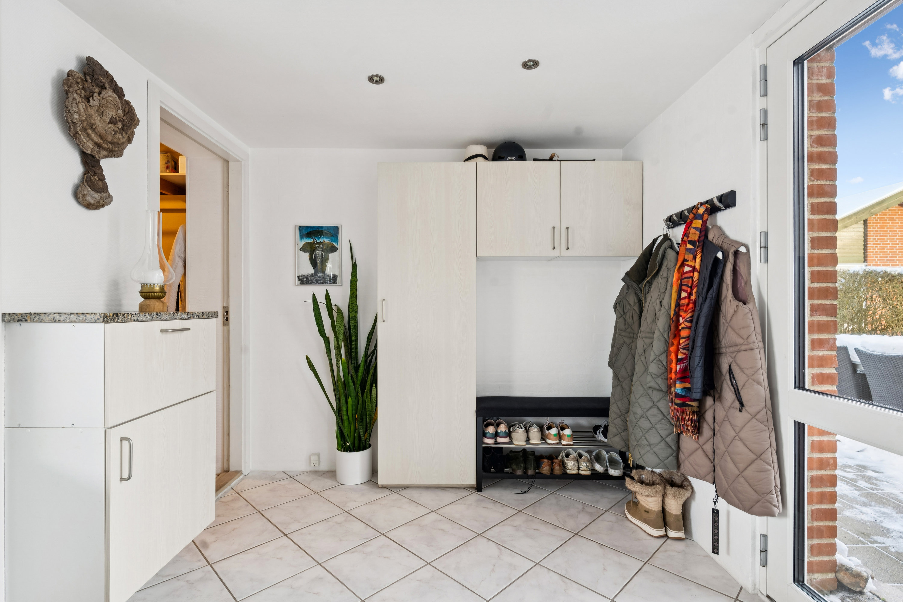 Fremhævet entré billede i fuldskærmstilstand. Billede af Olinesmindevej 13, 8722 Hedensted