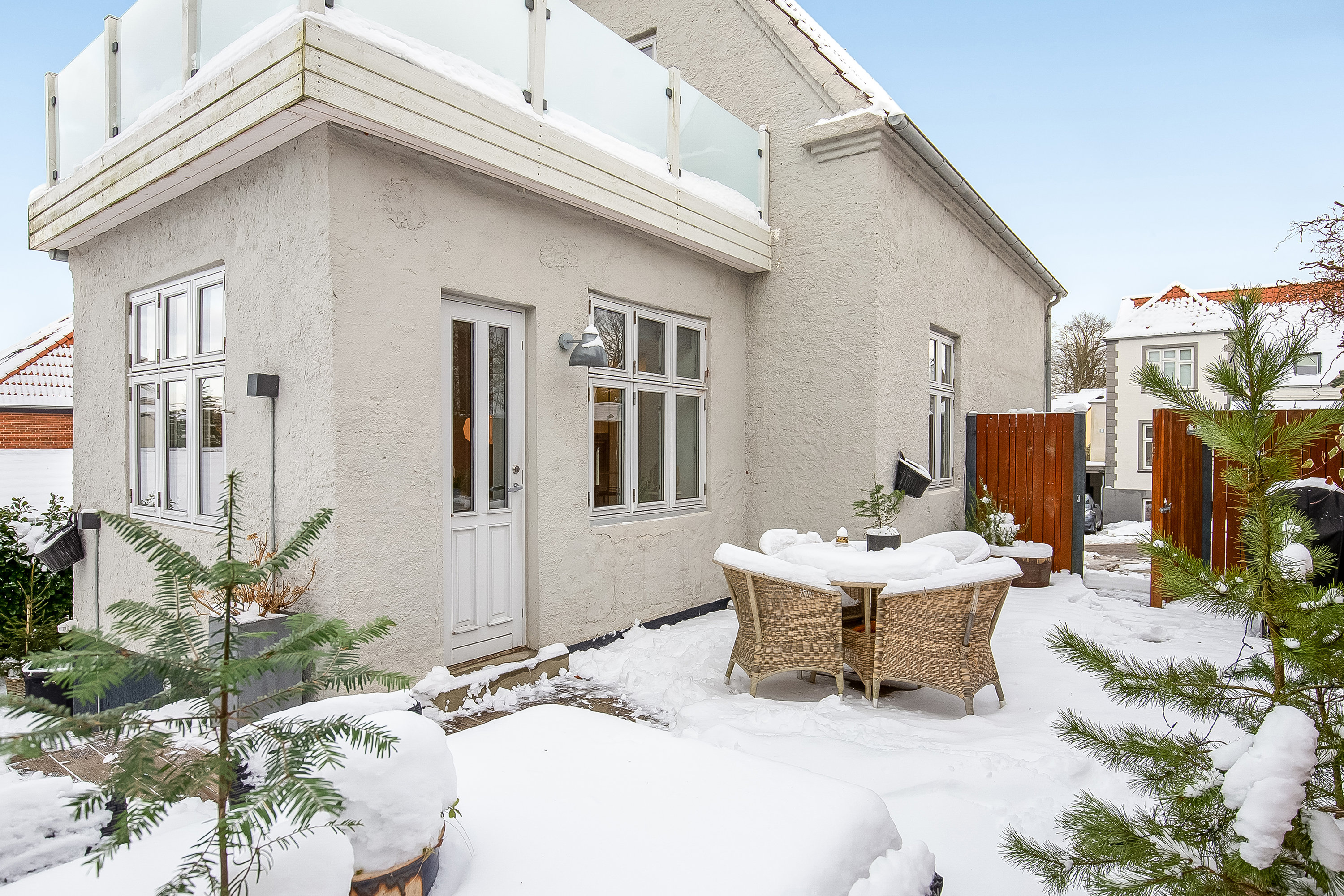 Fremhævet terrasse billede i fuldskærmstilstand. Billede af St Bjerggade 8, 7100 Vejle