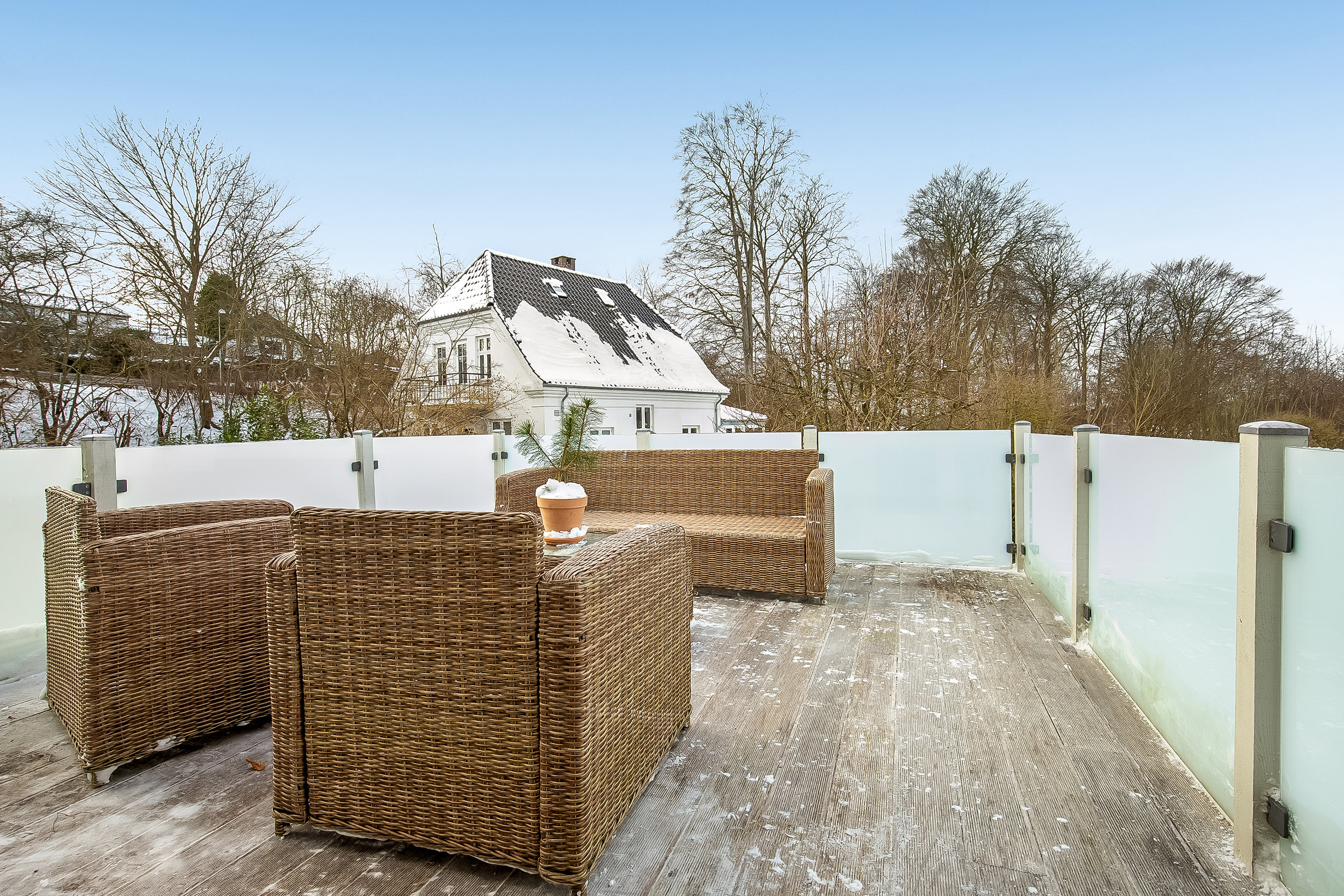 Fremhævet tagterrasse billede i fuldskærmstilstand. Billede af St Bjerggade 8, 7100 Vejle