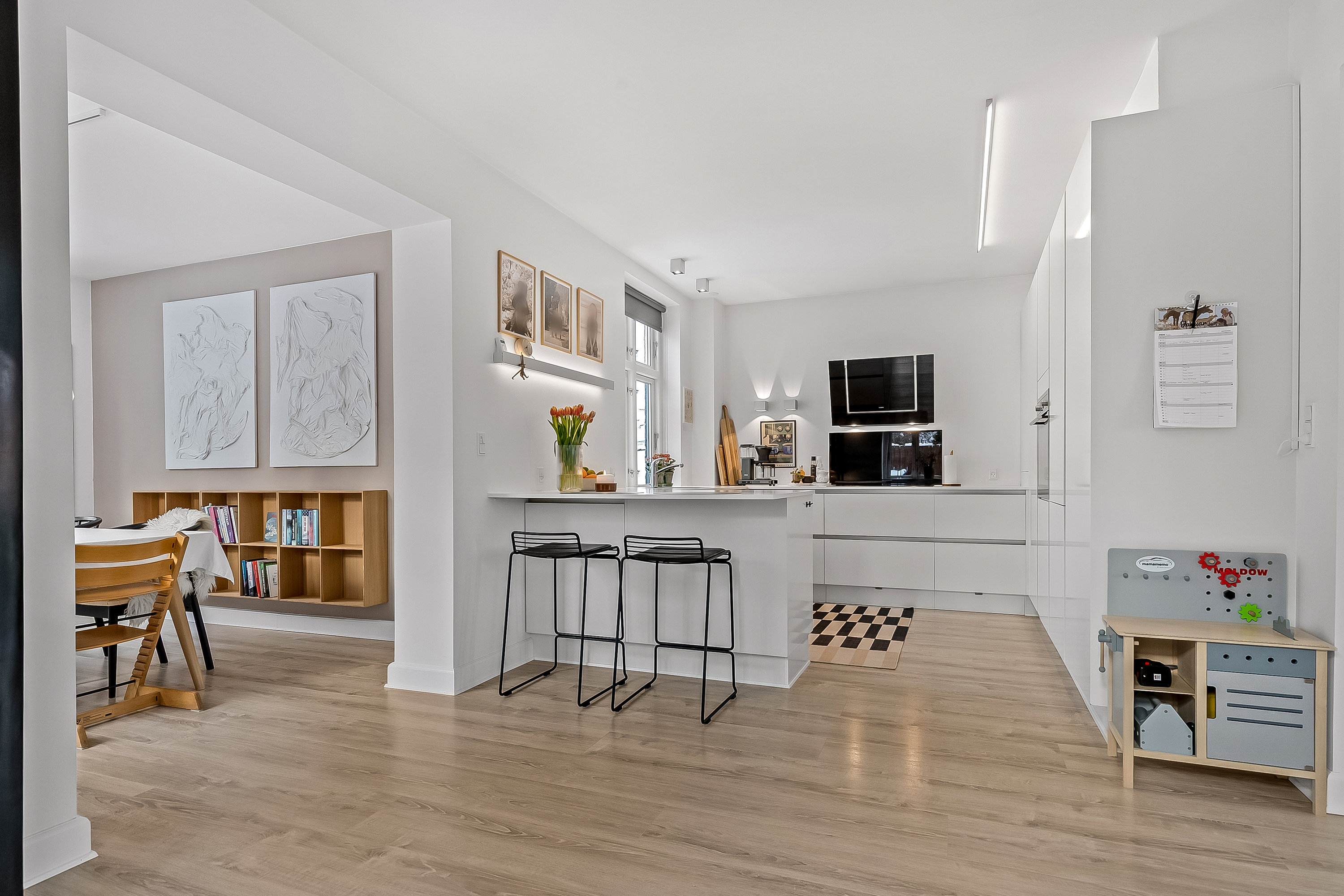 Fremhævet køkken billede i fuldskærmstilstand. Billede af St Bjerggade 8, 7100 Vejle