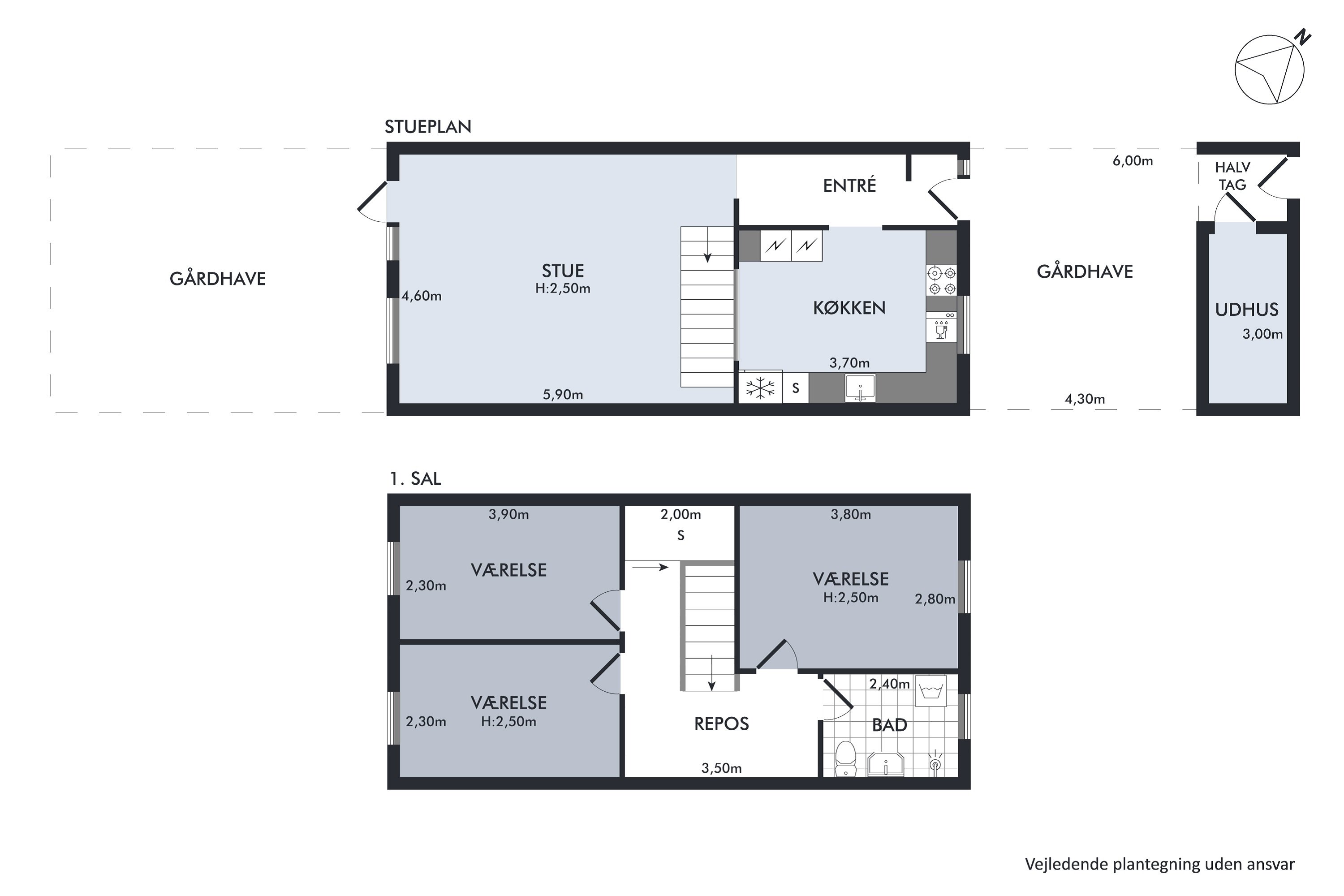Plantegninger billede af Elmehusene 48, 2600 Glostrup