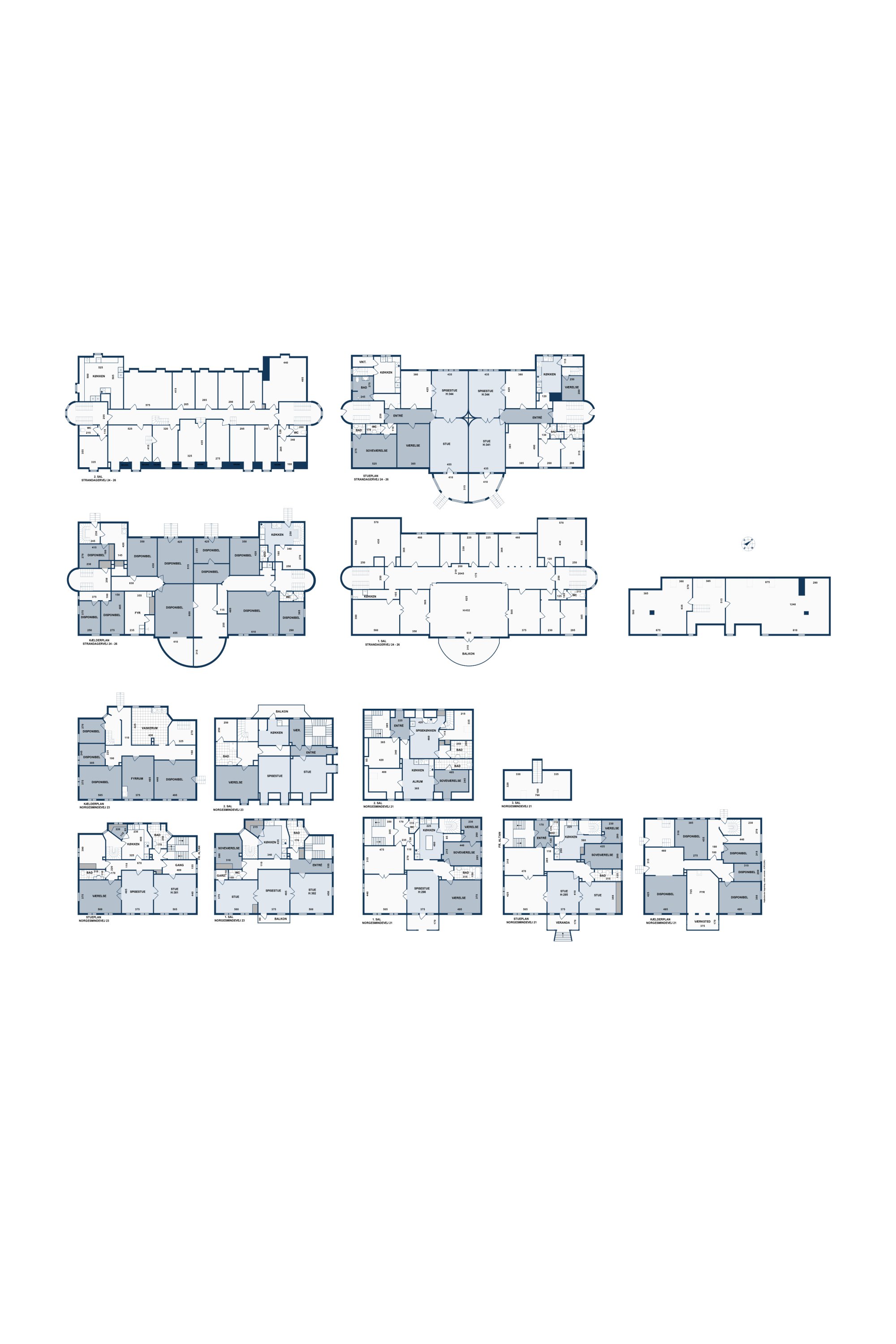 Plantegninger billede af Strandagervej 24, 2900 Hellerup